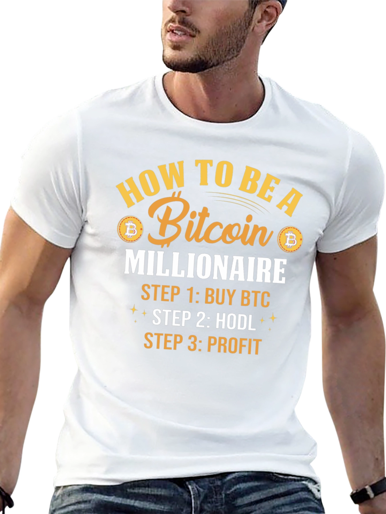 Bitcoin Millionaire T-Shirt - Crypto HODL Tee
