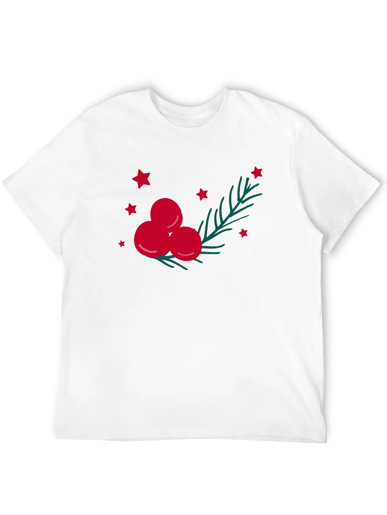 Festive Christmas Berry Graphic Tee