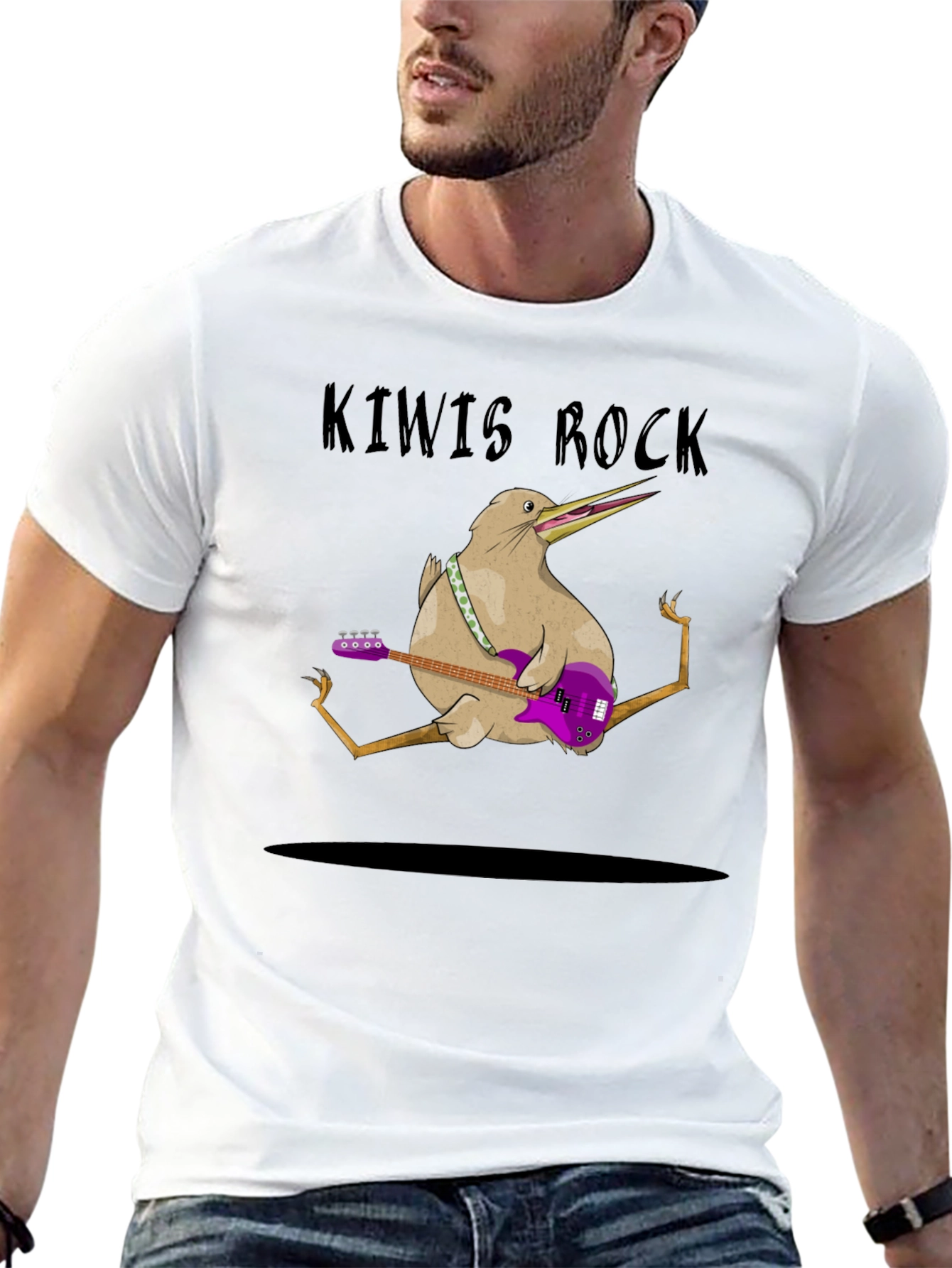 Kiwis Rock Graphic T-Shirt