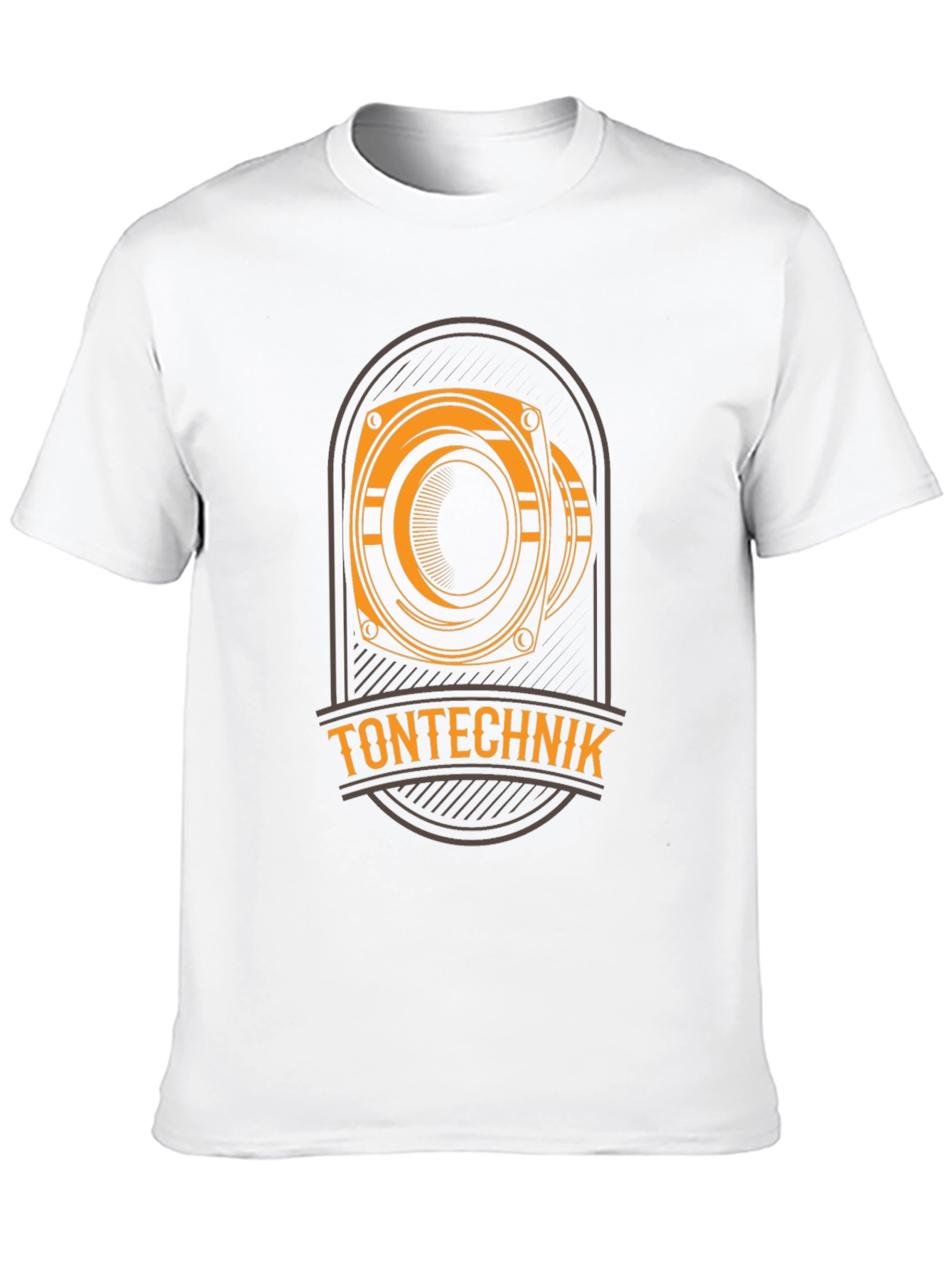 Tontechnik Black Graphic T-Shirt - Speaker Design