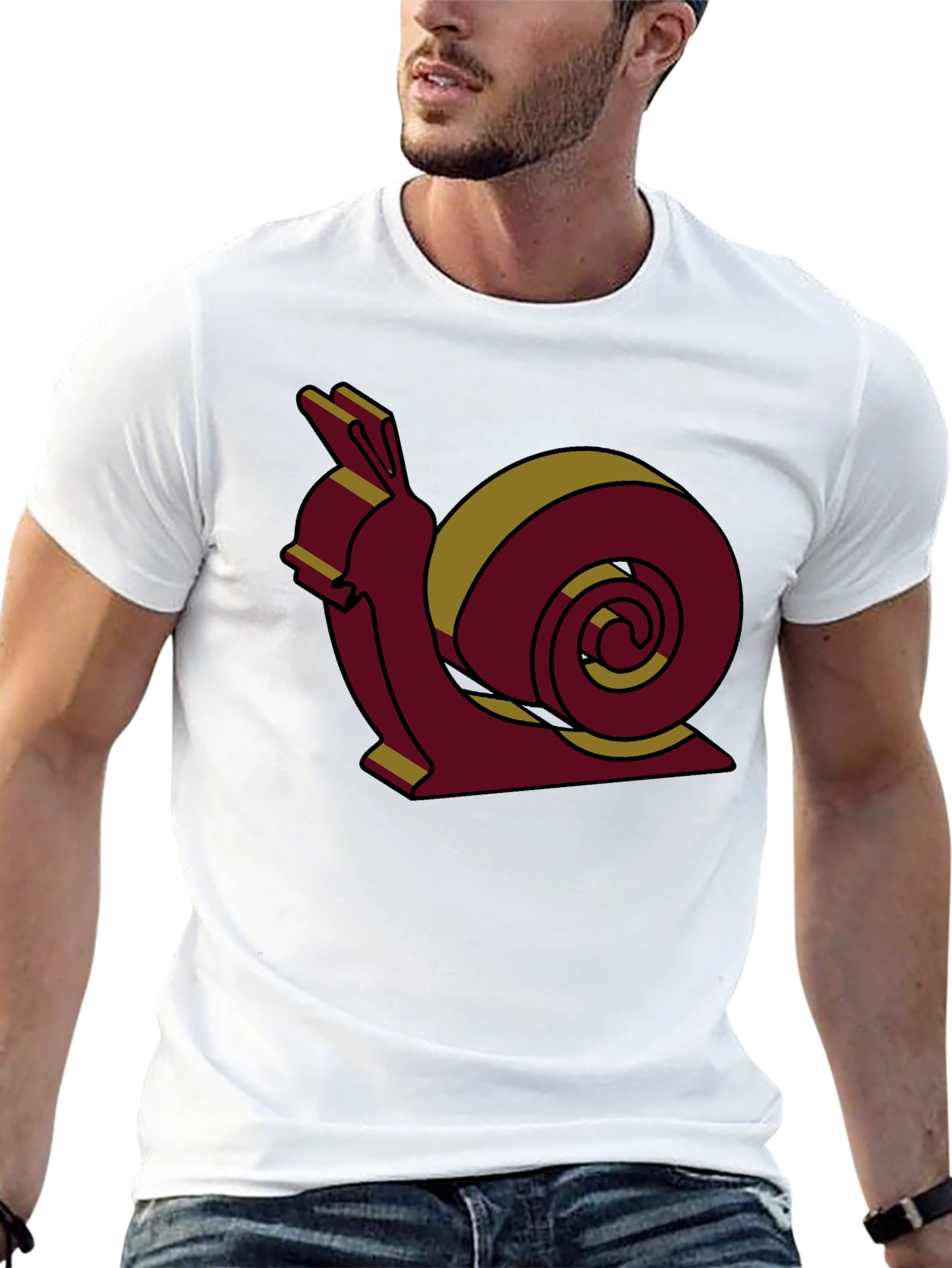 Snail Graphic Tee - Unique Design Comfortable Fit