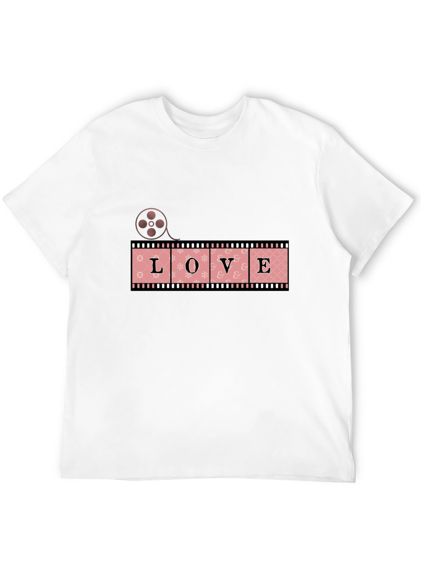 Love Film Strip Graphic T-Shirt