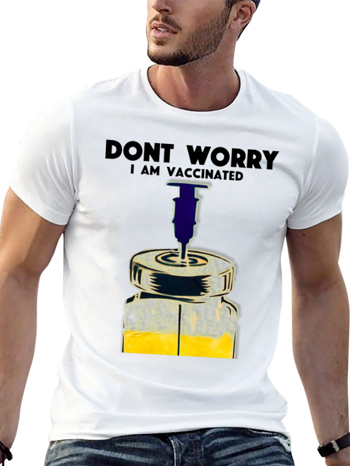 Vaccinated Graphic Tee - Stay Worry-Free