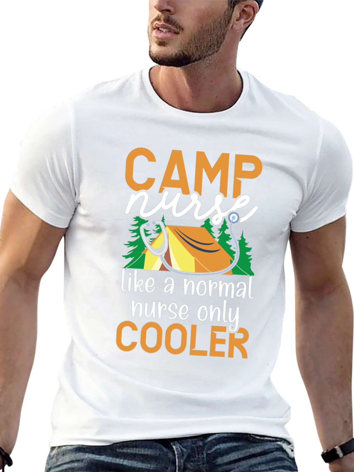 Camp Nurse Cooler Graphic Tee