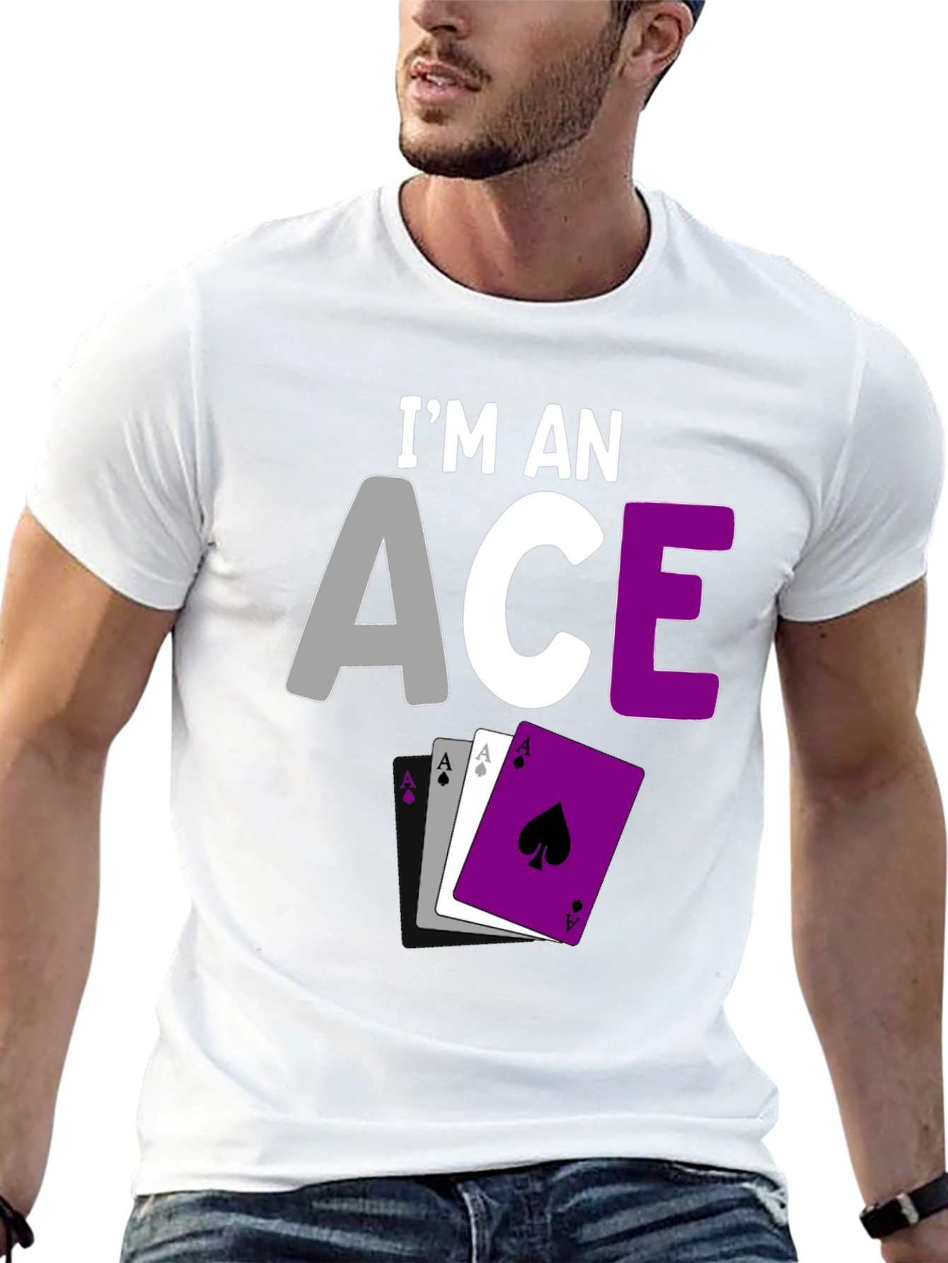 Asexual Pride Ace Card T-Shirt