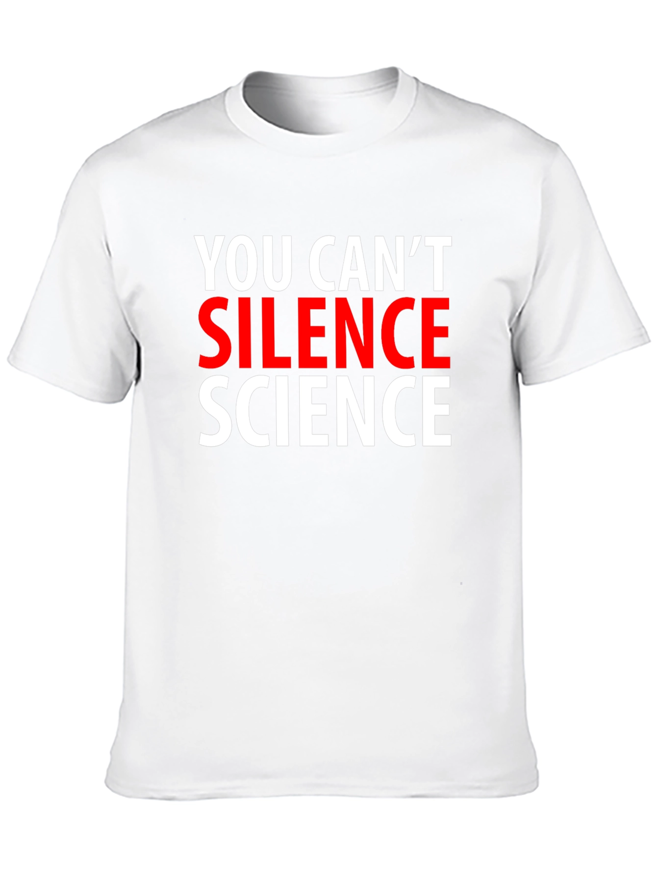You Cant Silence Science Graphic Tee