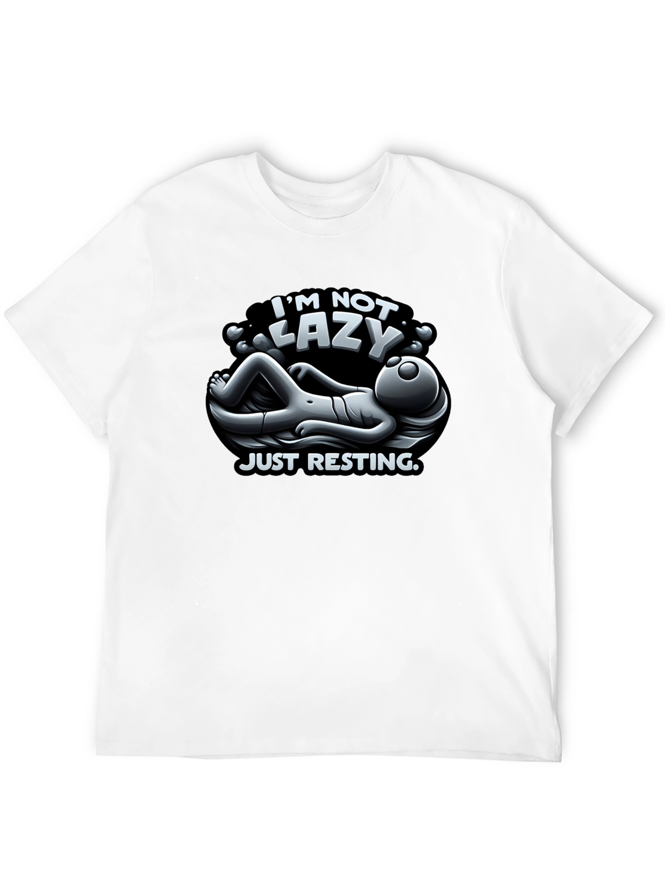 Im Not Lazy T-Shirt - Funny Resting Alien Tee