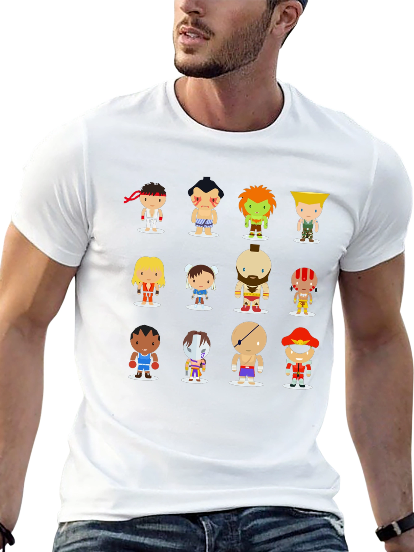 Street Fighter Character T-Shirt