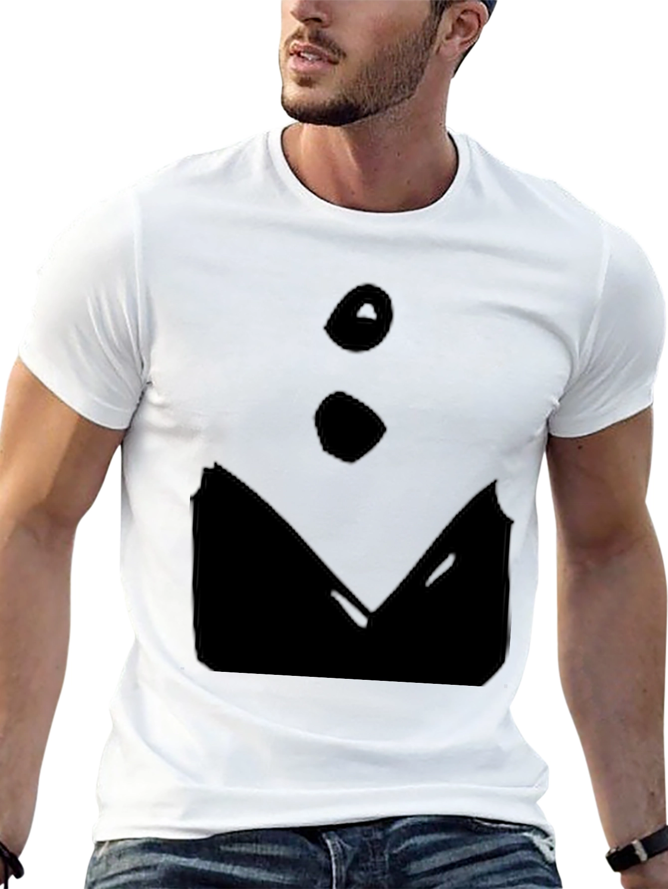 Abstract Graphic Tee - Modern Minimalist Design