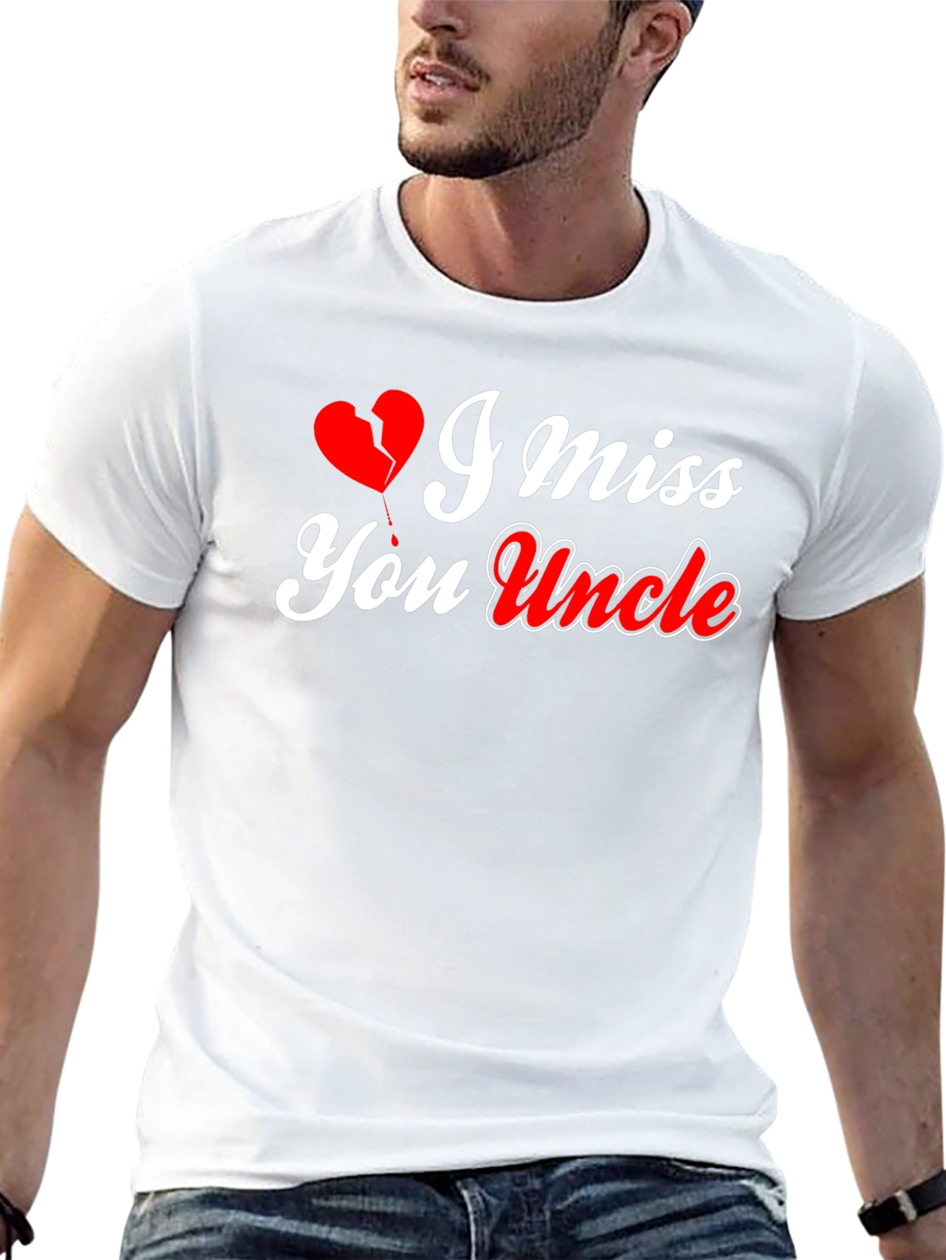 I Miss You Uncle T-Shirt Memorial Gift
