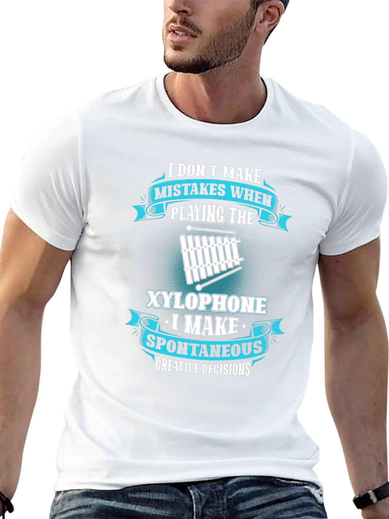 Funny Xylophone Player T-Shirt - Spontaneous Decisions