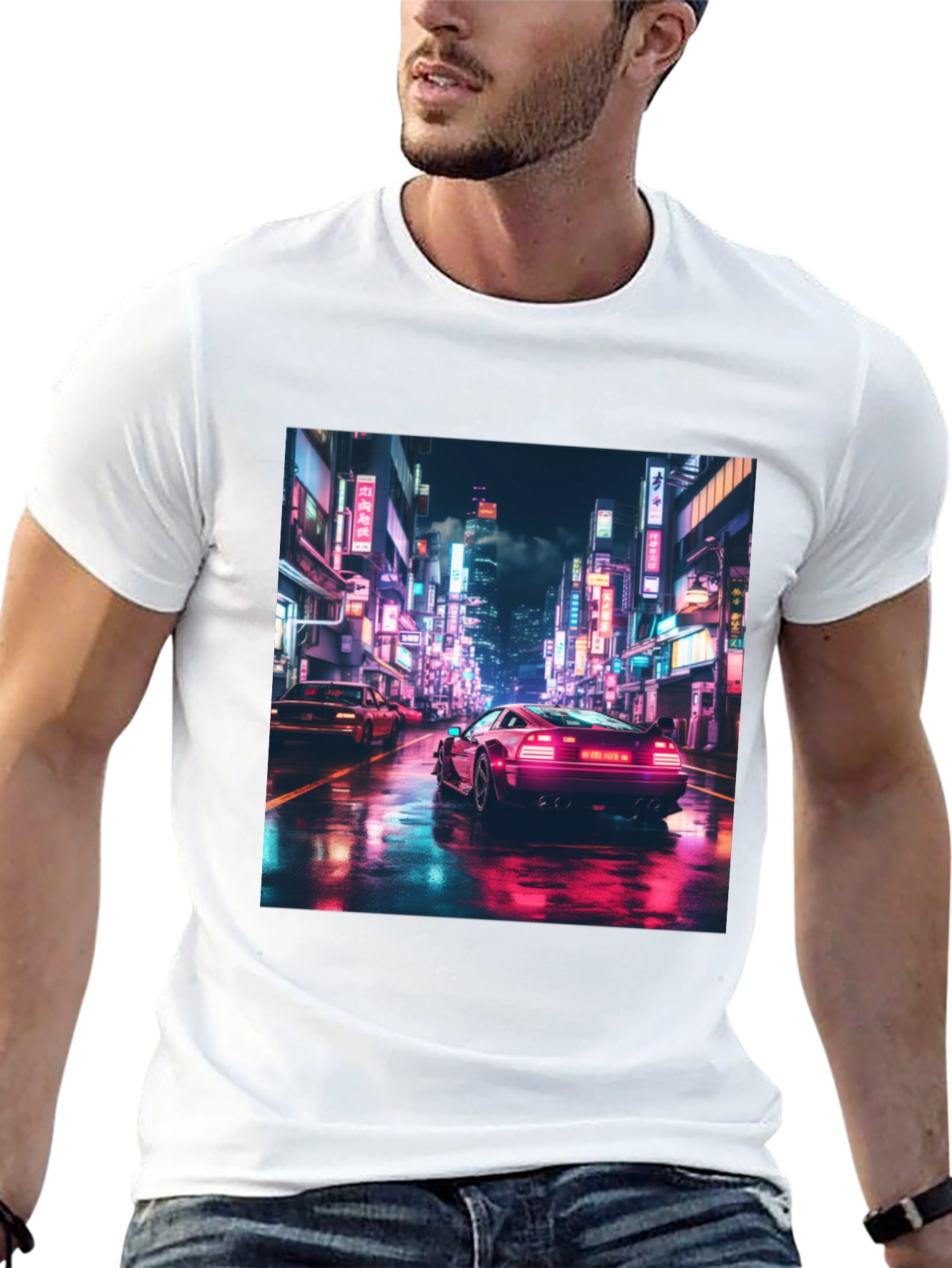 Retro City Drive Black T-Shirt
