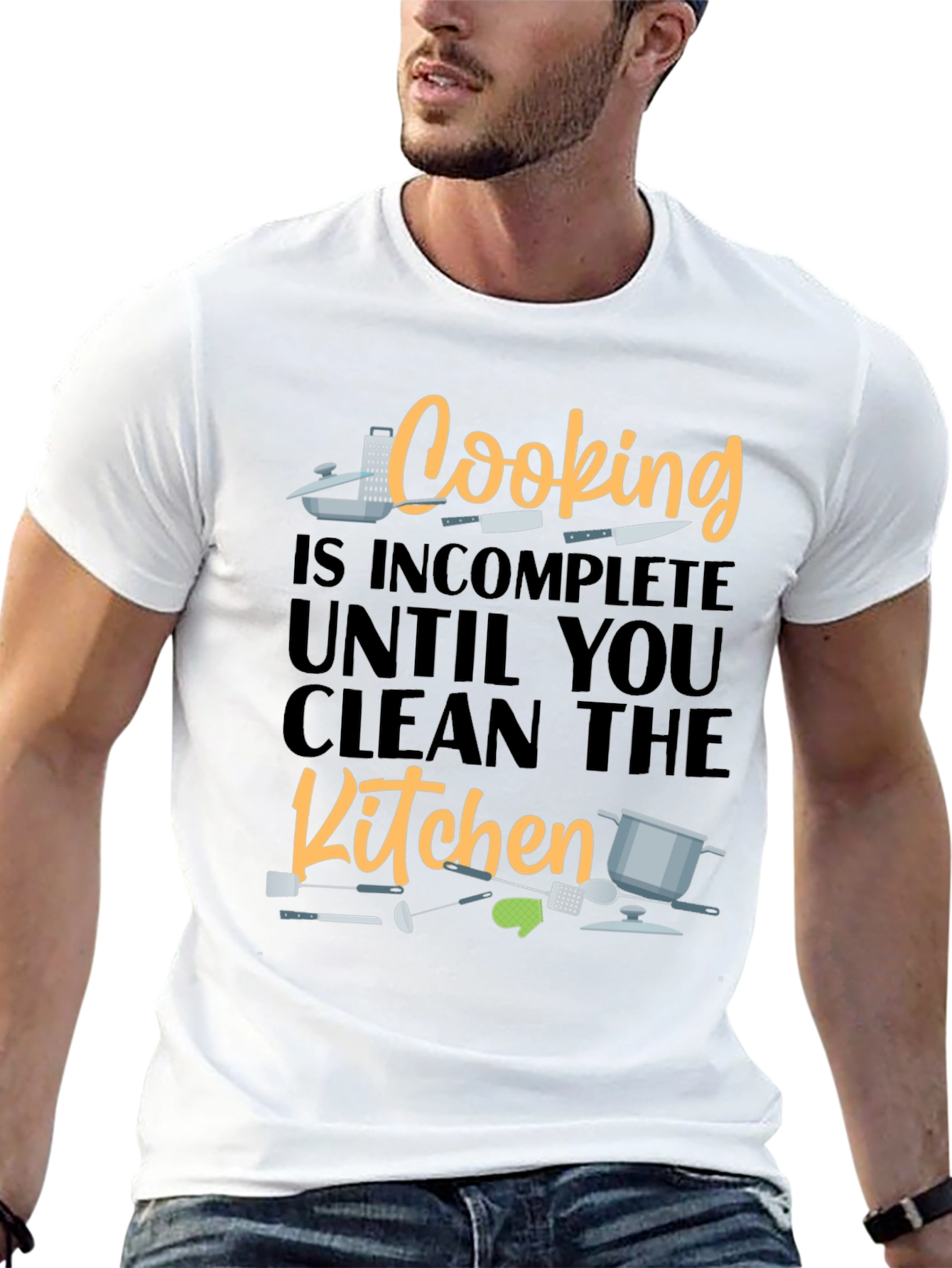 Cooking is Incomplete Until You Clean the Kitchen T-Shirt