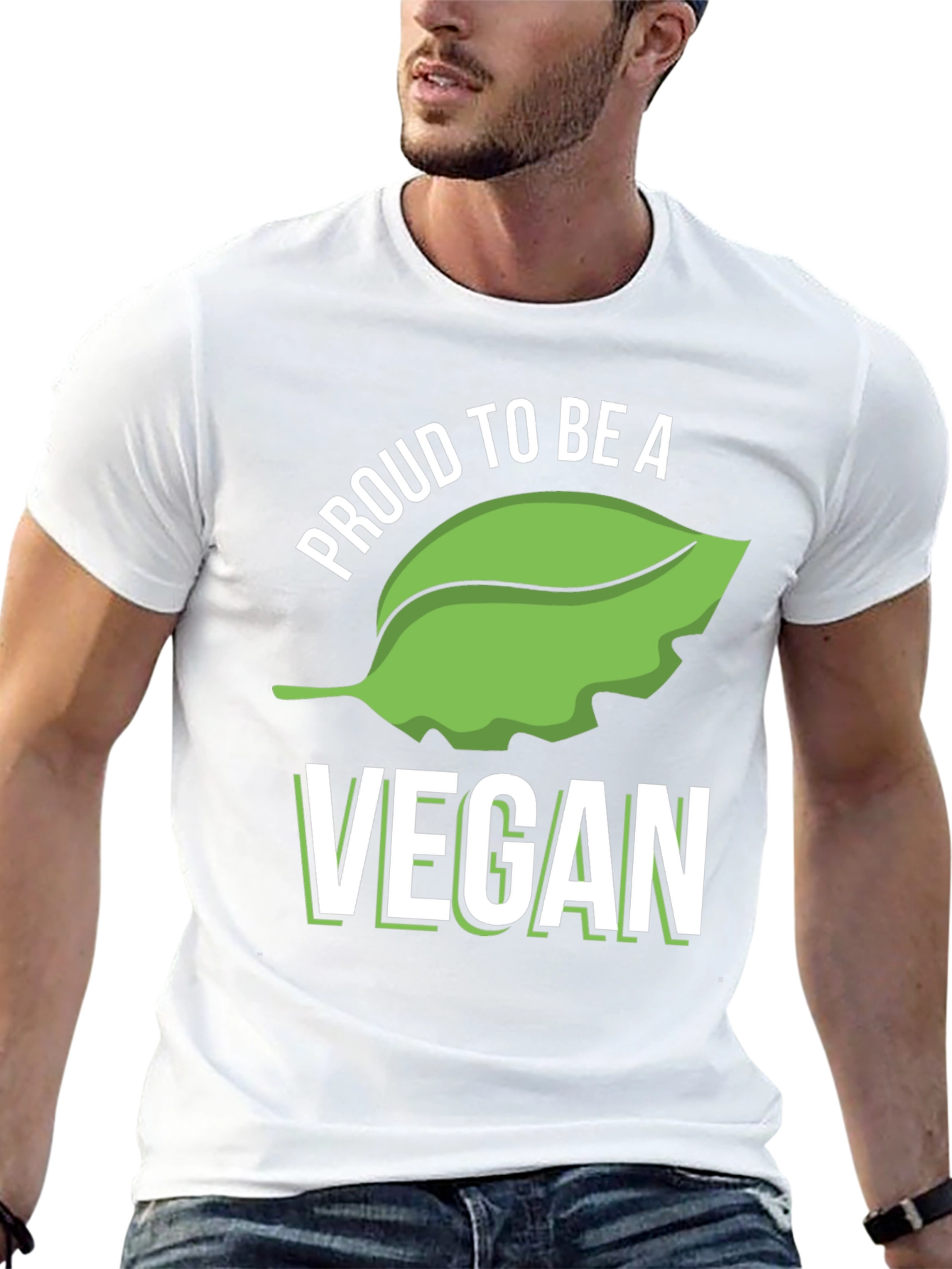 Proud Vegan T-Shirt - Black Cotton Blend