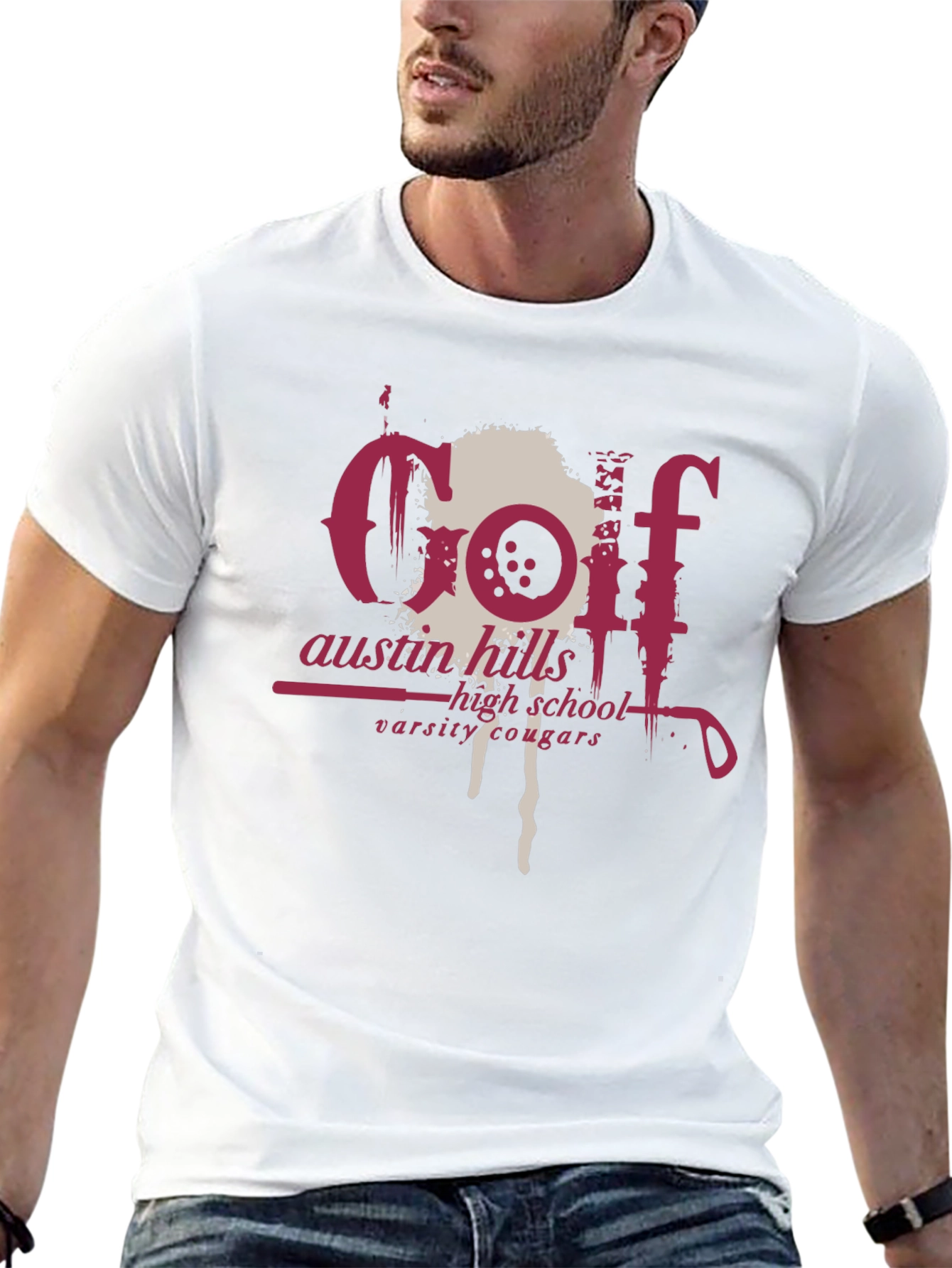 Austin Hills Golf Tee - Varsity Cougars