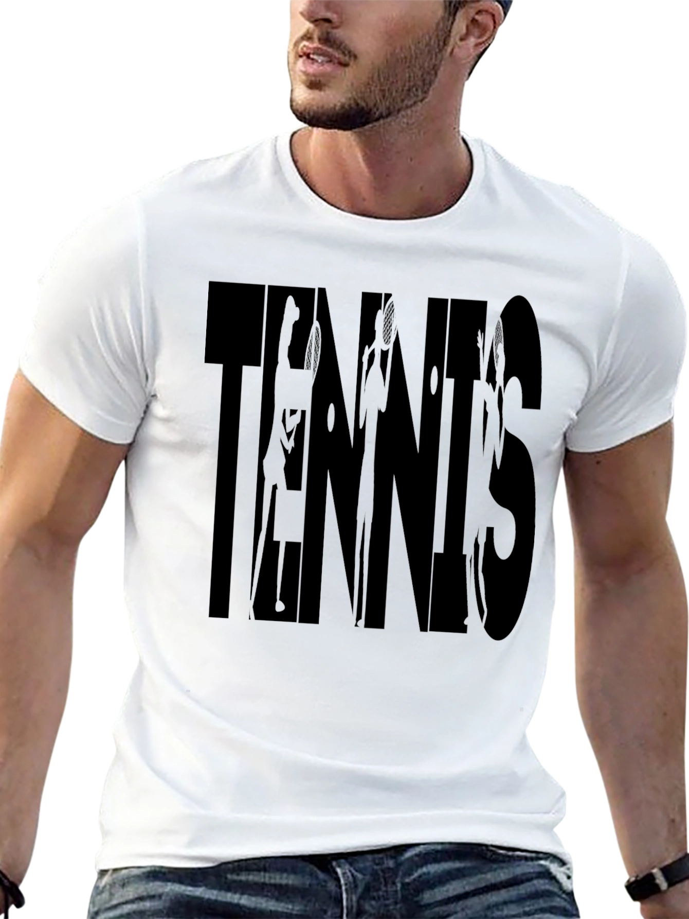 Tennis Graphic T-Shirt - Stylish Sport Tee