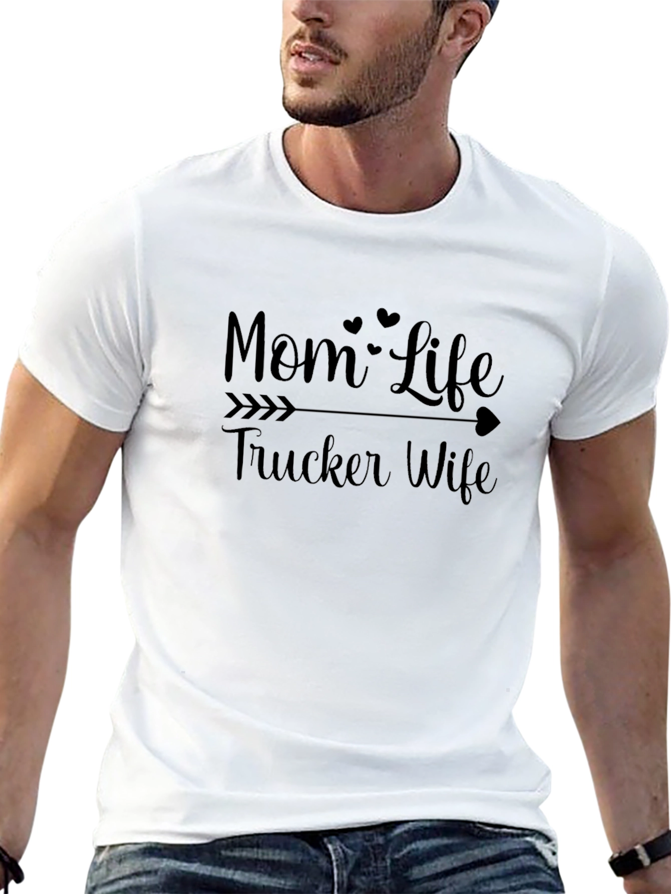 Mom Life Trucker Wife Graphic Tee