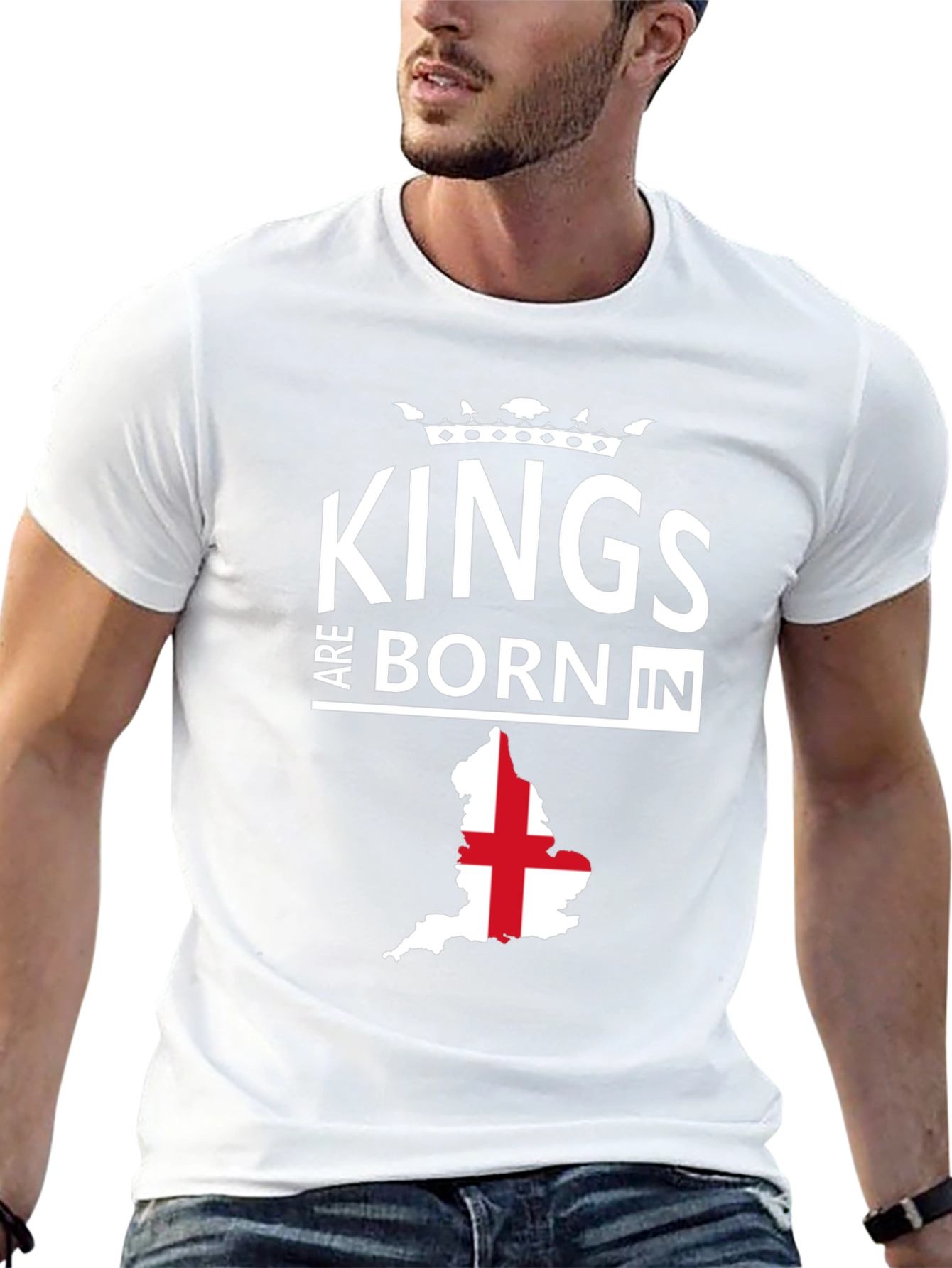 Kings are Born in England T-Shirt