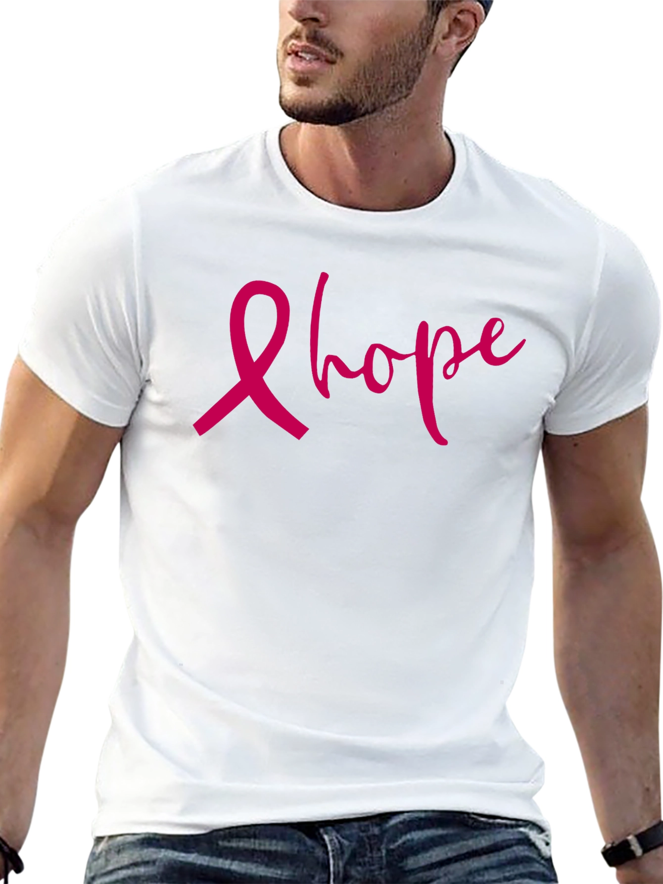 Hope Ribbon Tee - Breast Cancer Awareness Shirt