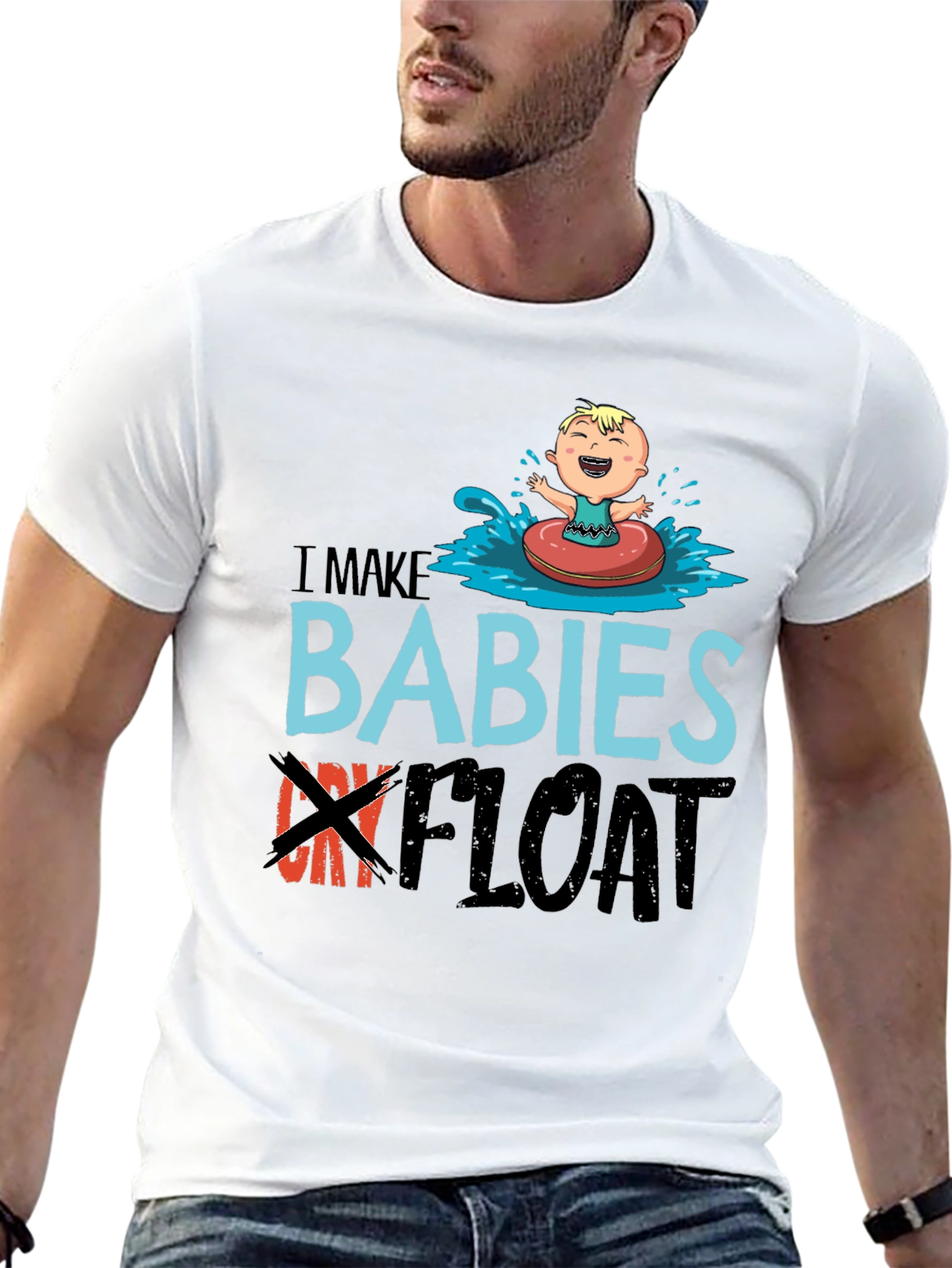 I Make Babies Float Funny T-Shirt