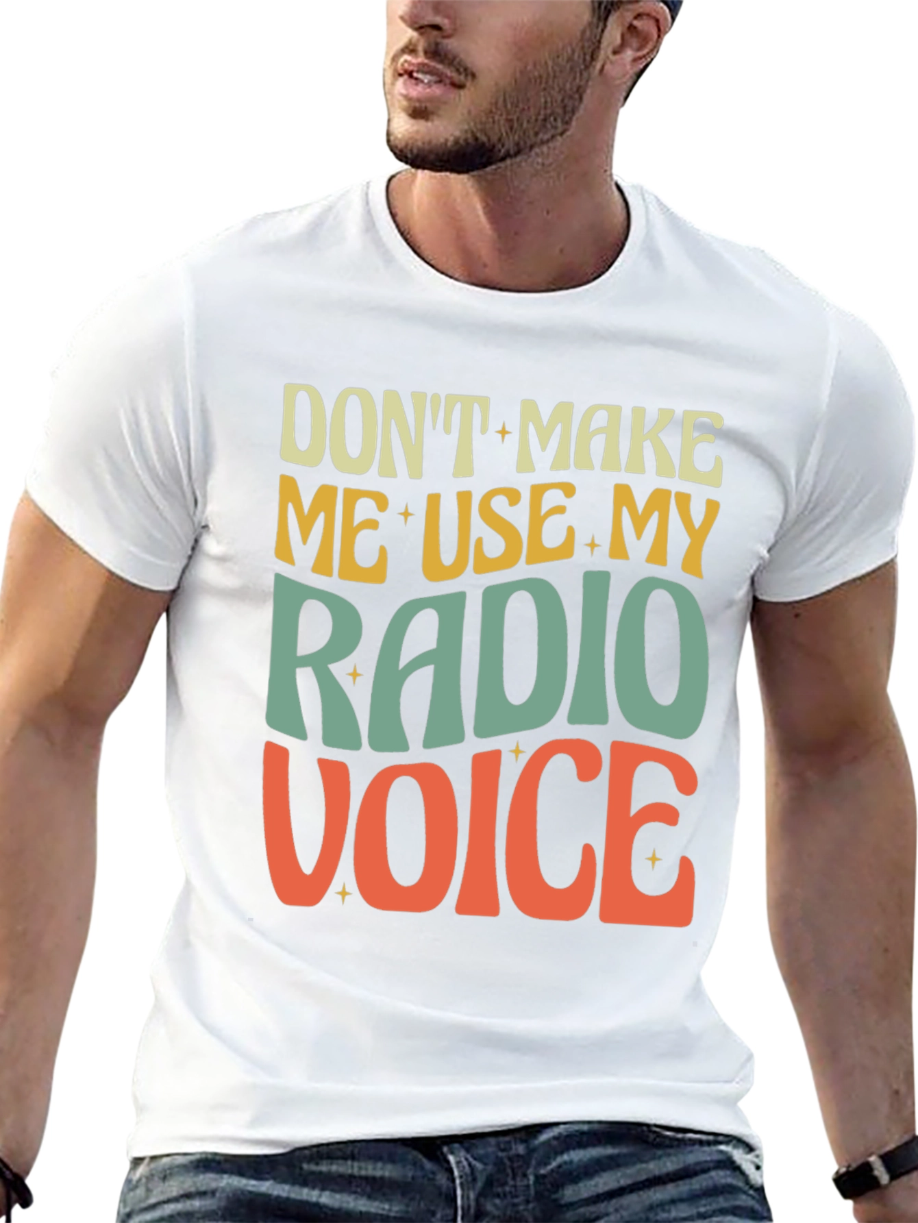 Radio Voice T-Shirt - Funny Graphic Tee
