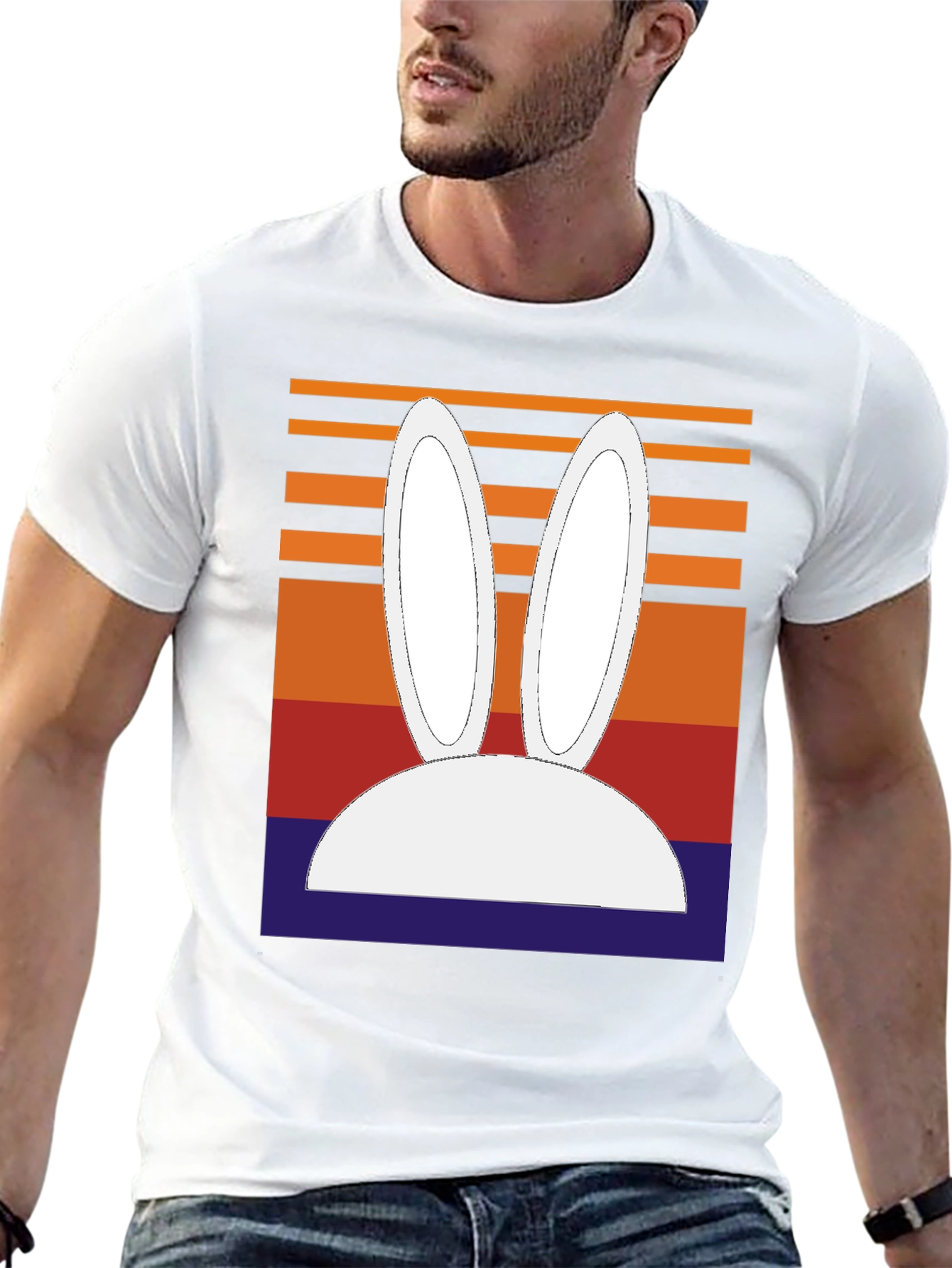 Retro Easter Bunny Tee