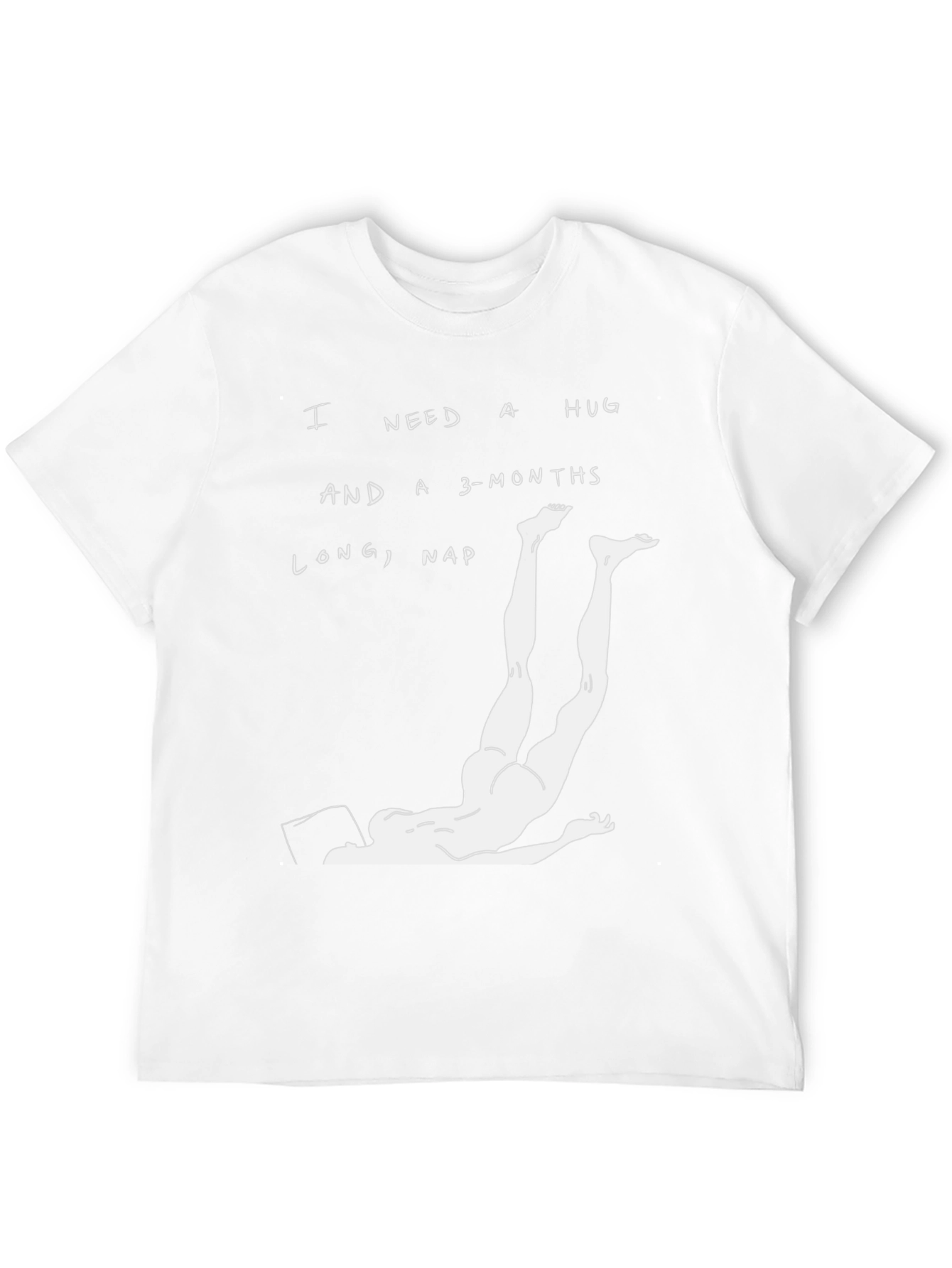 I Need a Hug & Long Nap Graphic Tee