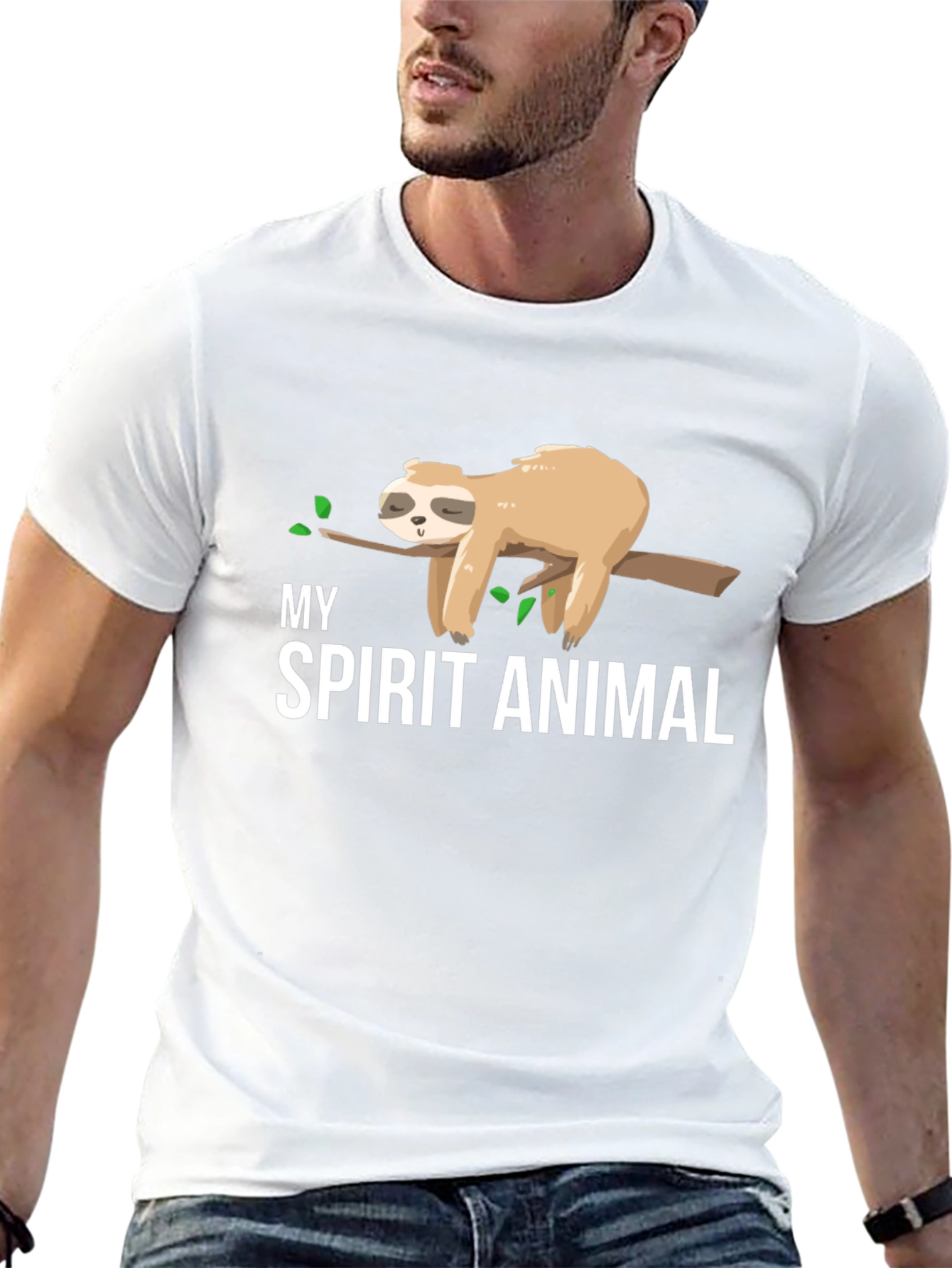 My Spirit Animal Sloth Graphic Tee
