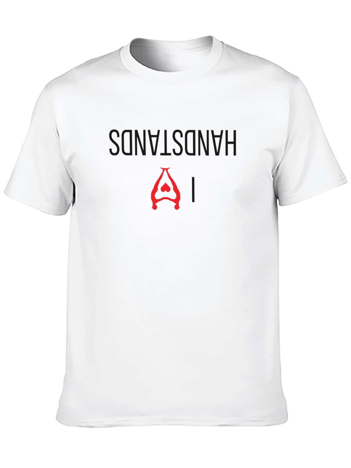 Handstands T-Shirt: Yoga Inspired Black Tee