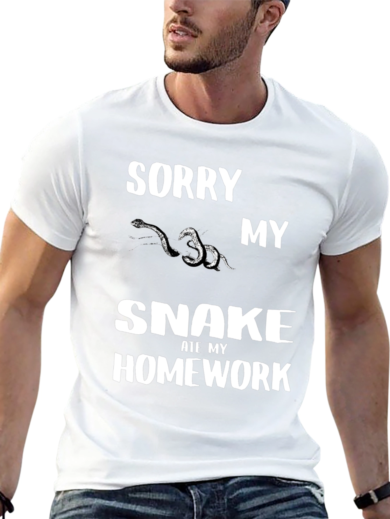 Funny Snake Ate My Homework T-Shirt