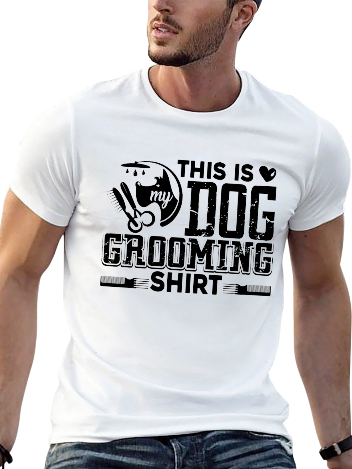Dog Grooming T-Shirt for Pet Lovers