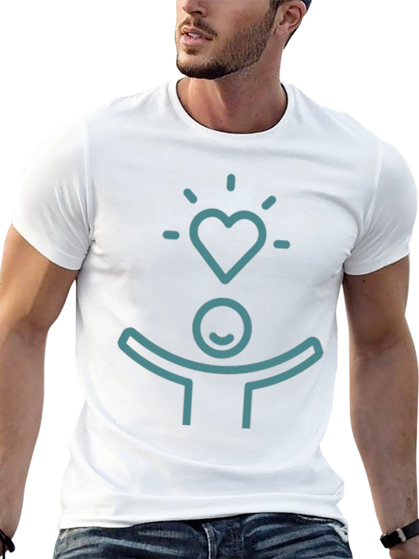 Heart & Soul Graphic Black T-Shirt