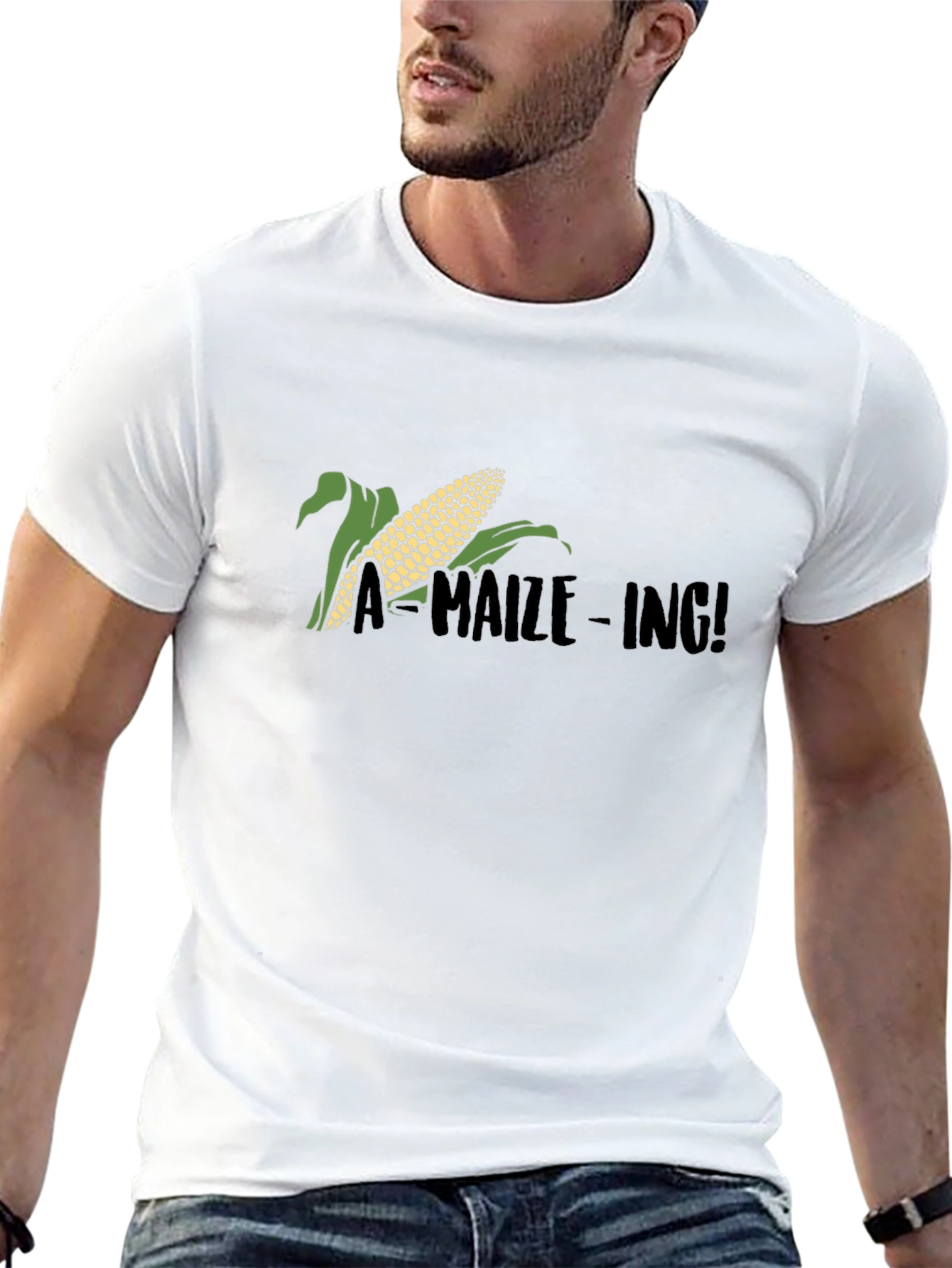 A-Maize-Ing Black T-Shirt