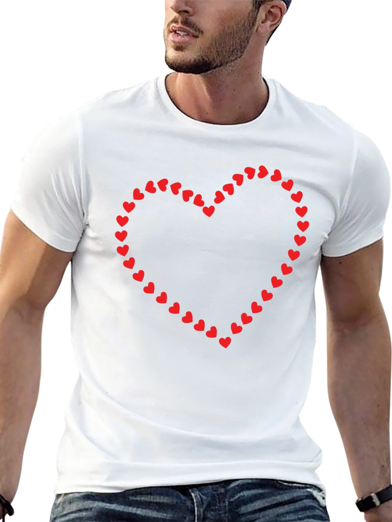 Heart of Hearts Black Tee