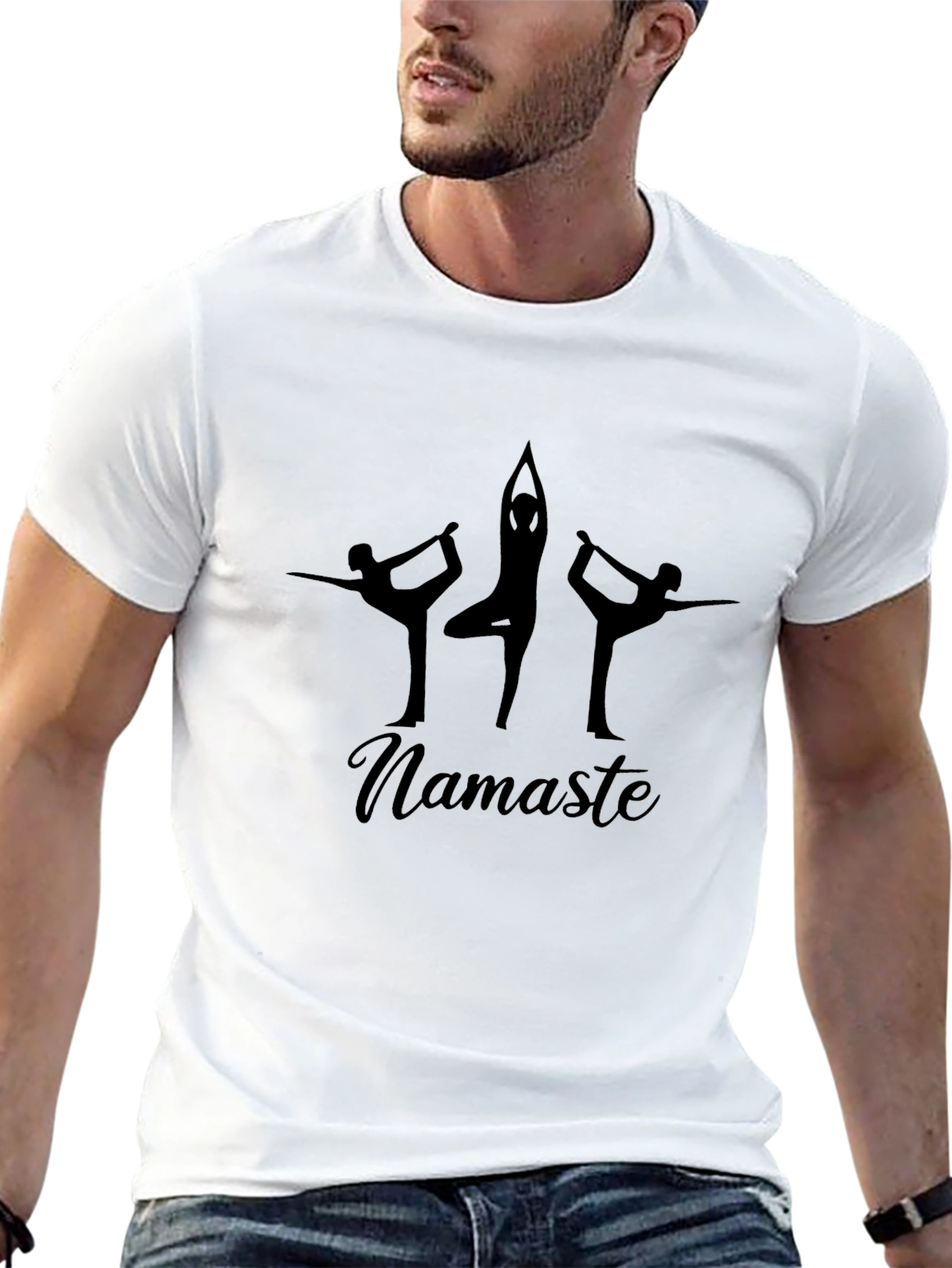 Namaste Yoga Black T-Shirt