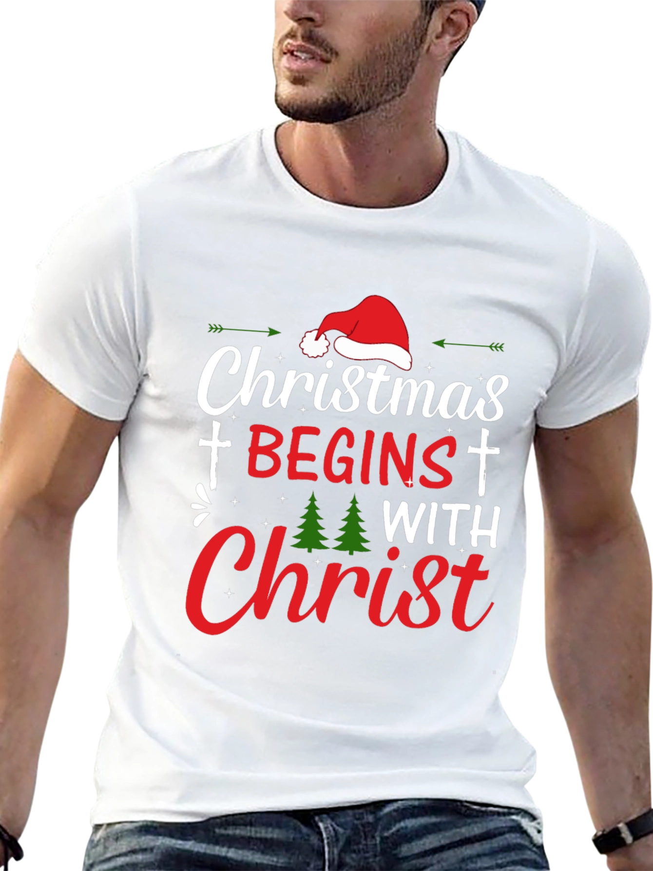 Christmas Begins With Christ T-Shirt