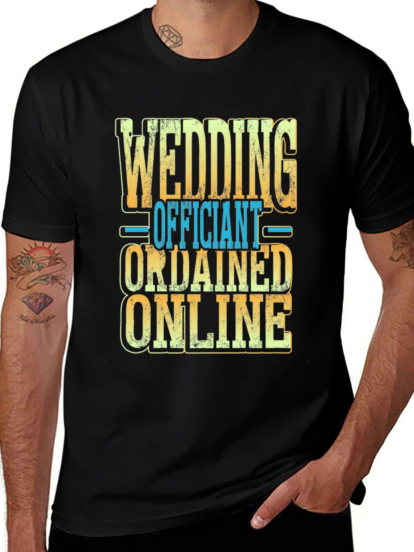 Wedding Officiant Ordained Online T-Shirt
