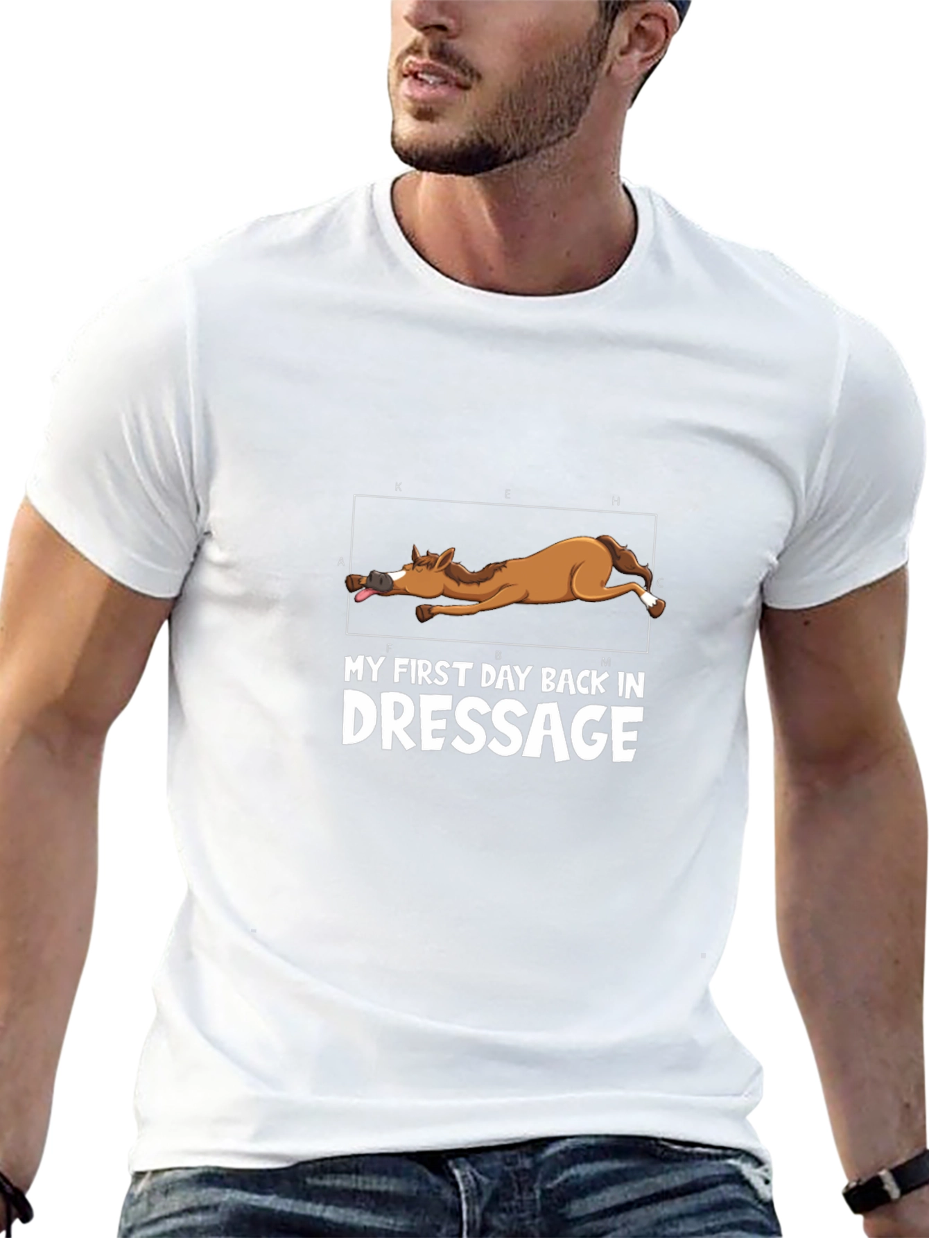 My First Day Back in Dressage T-Shirt - Unisex