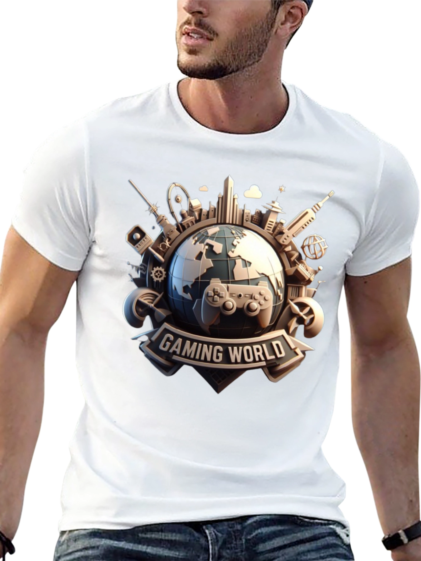 Gaming World T-Shirt - Gamer Gift