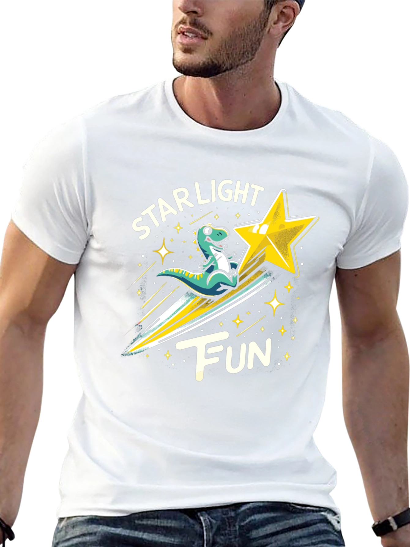 Starlight Fun Dinosaur Graphic T-Shirt