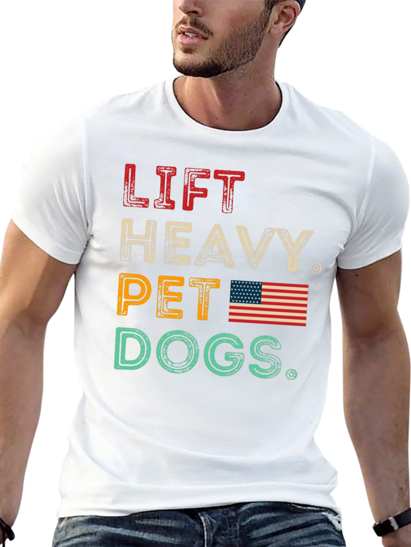 Lift Heavy Pet Dogs T-Shirt