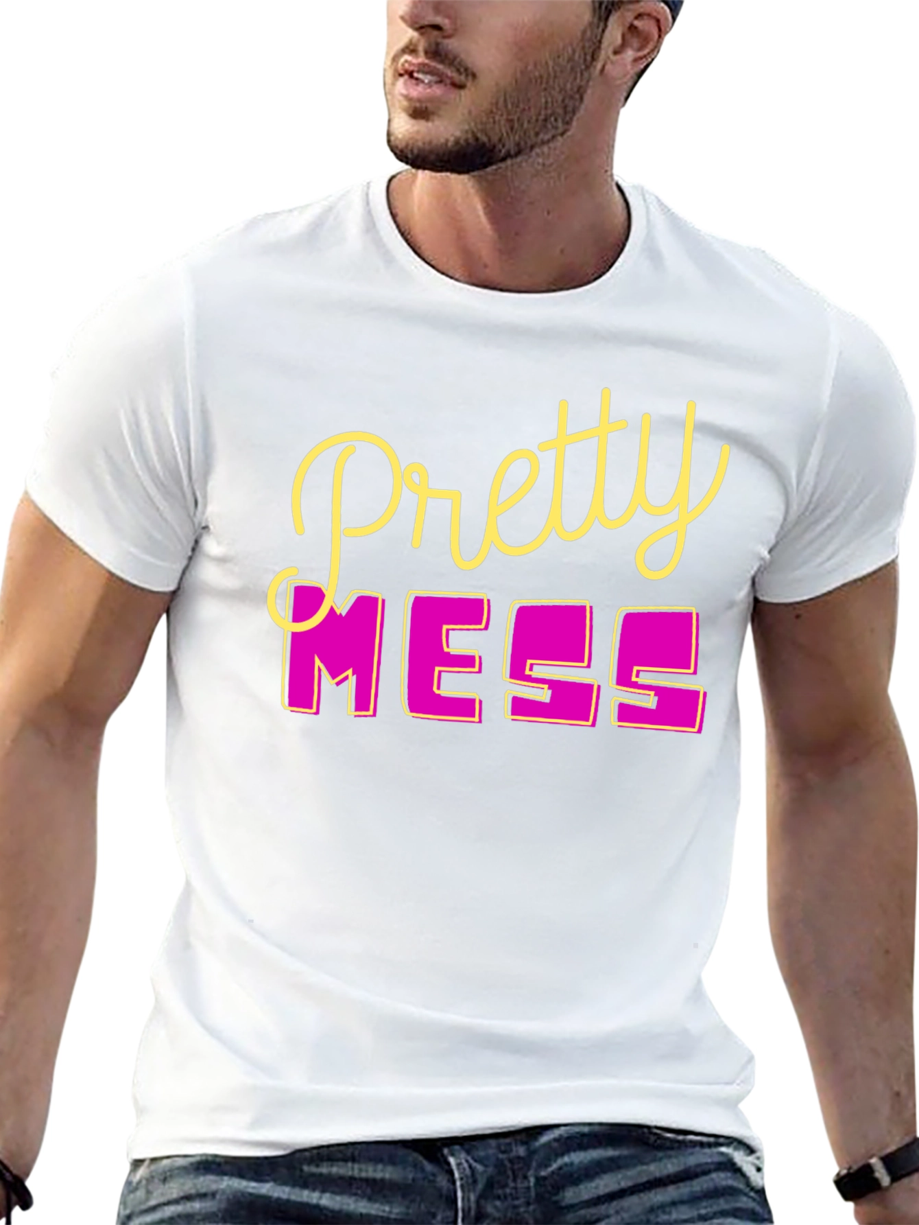 Pretty Mess Graphic Tee - Stylish Casual Wear