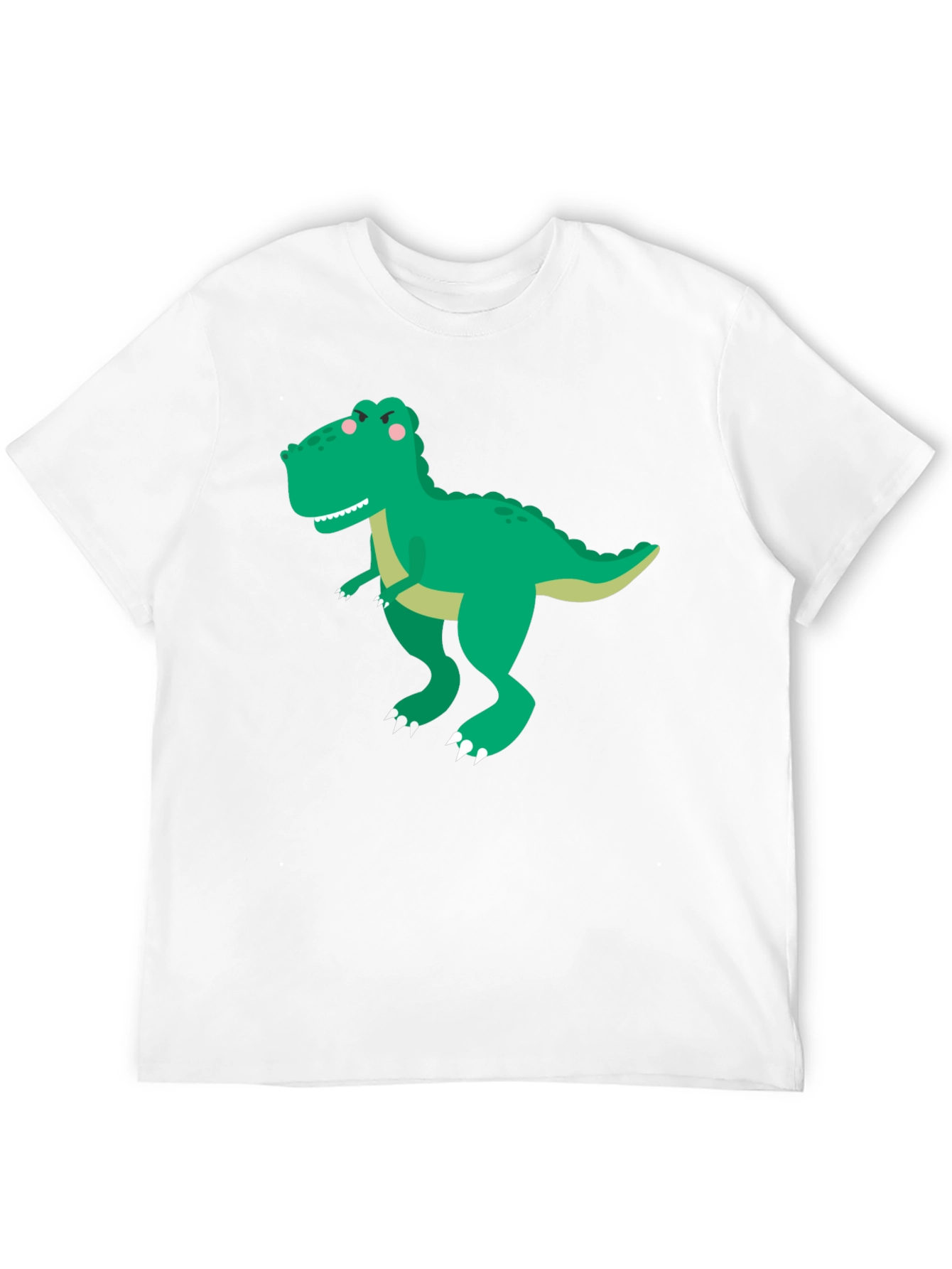Dinosaur Graphic Tee - Classic Black Cotton T-Shirt