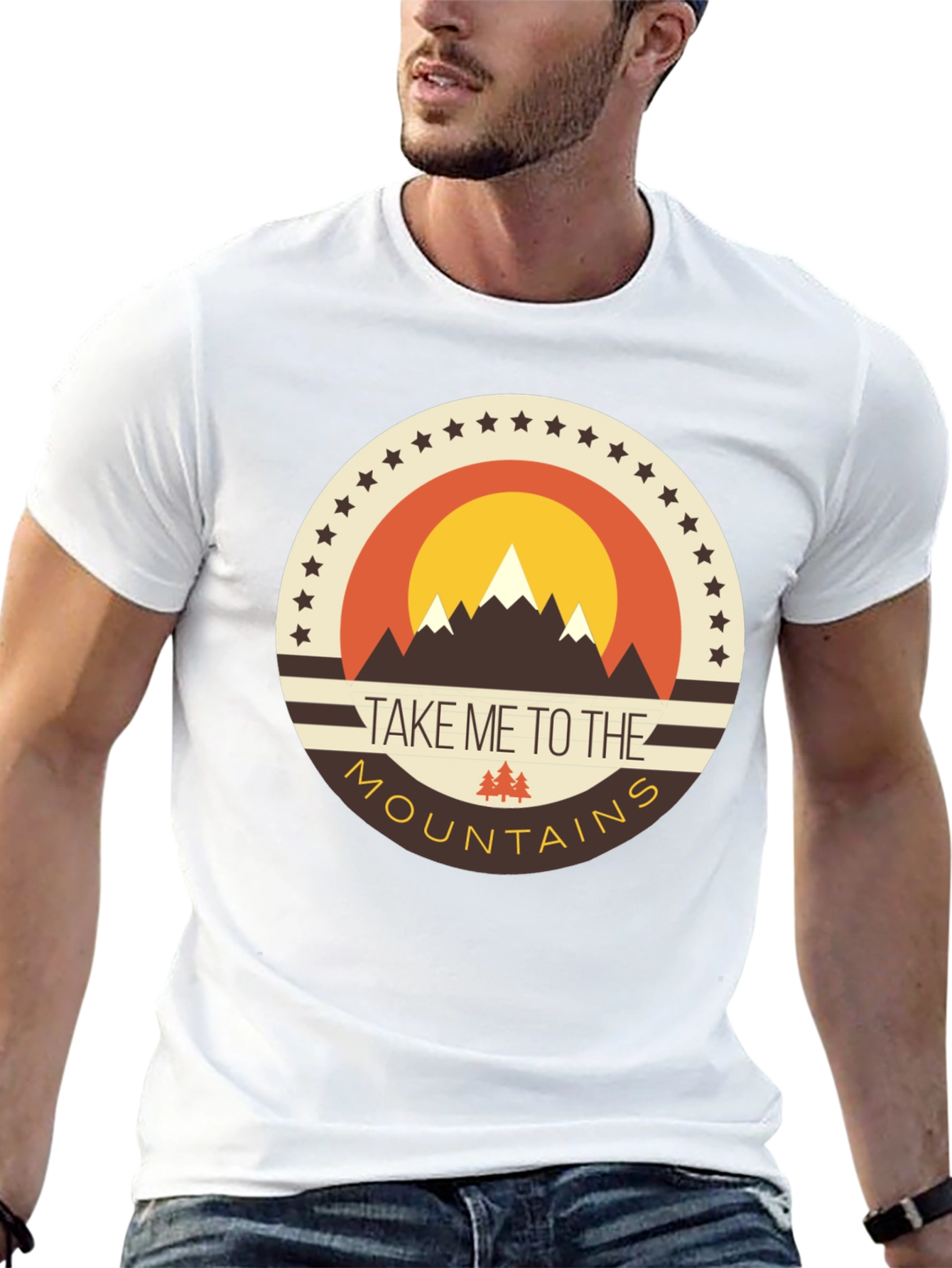 Mountains Graphic Tee - Adventure Awaits!