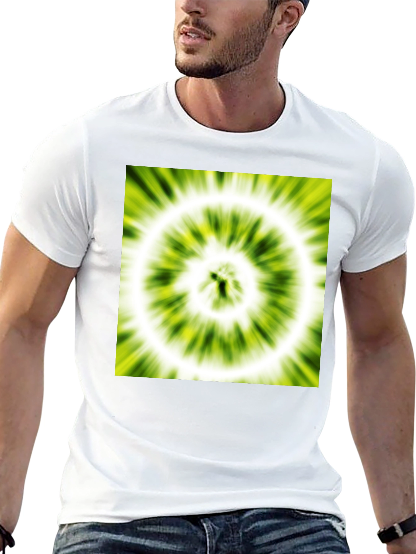 Green Tie-Dye Vortex T-Shirt