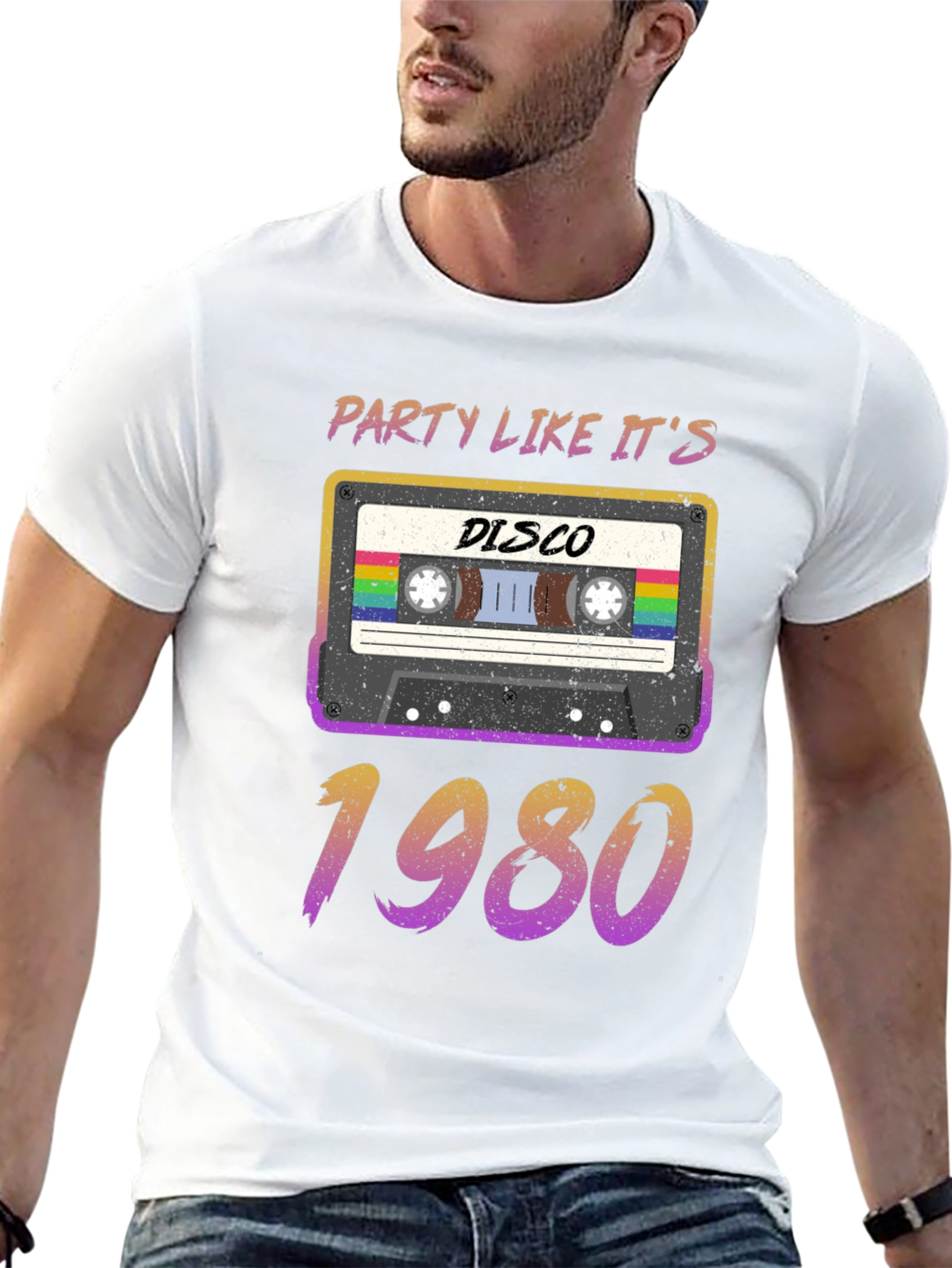 Retro Party Like Its 1980s Disco Cassette T-Shirt