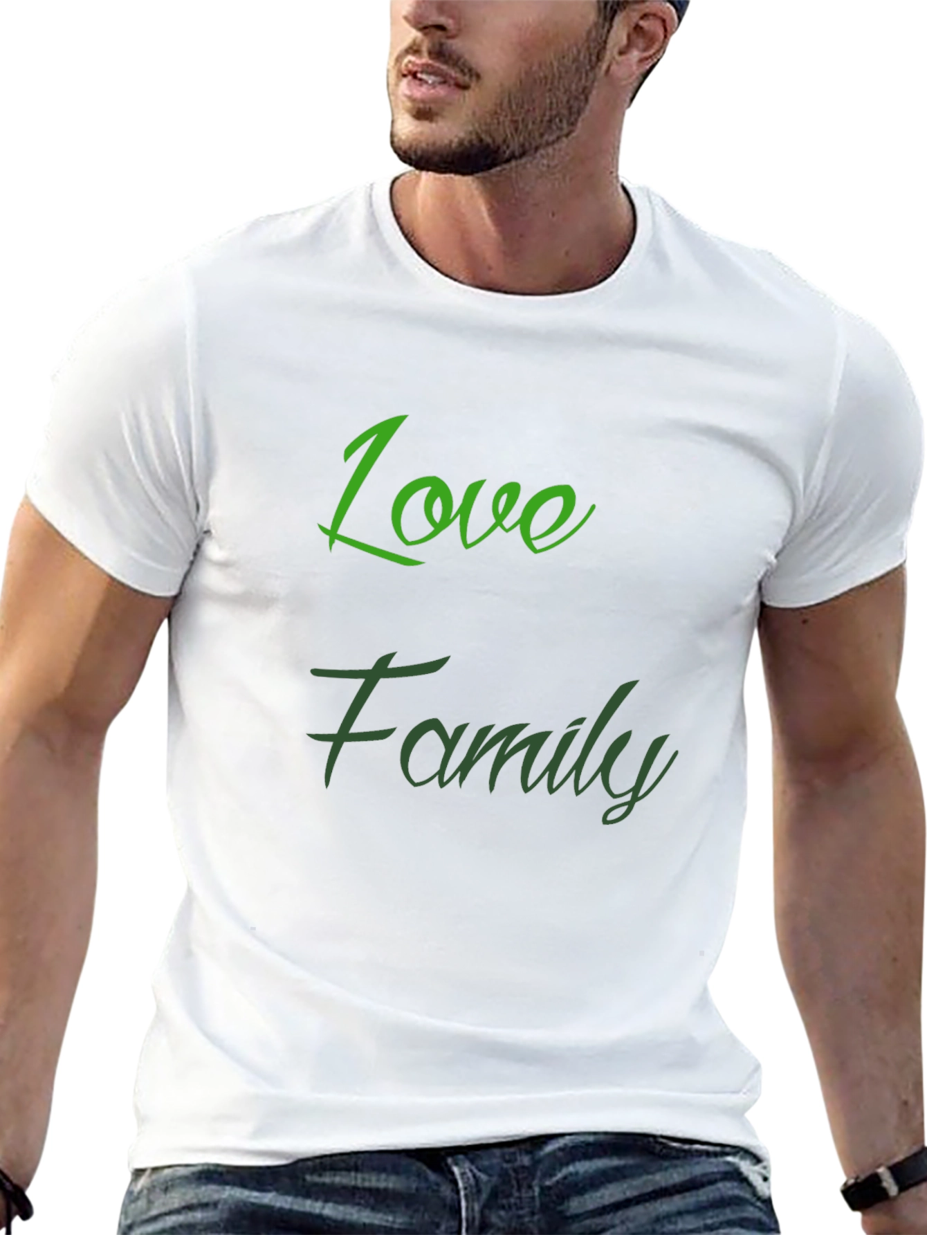 Love Family Black T-Shirt