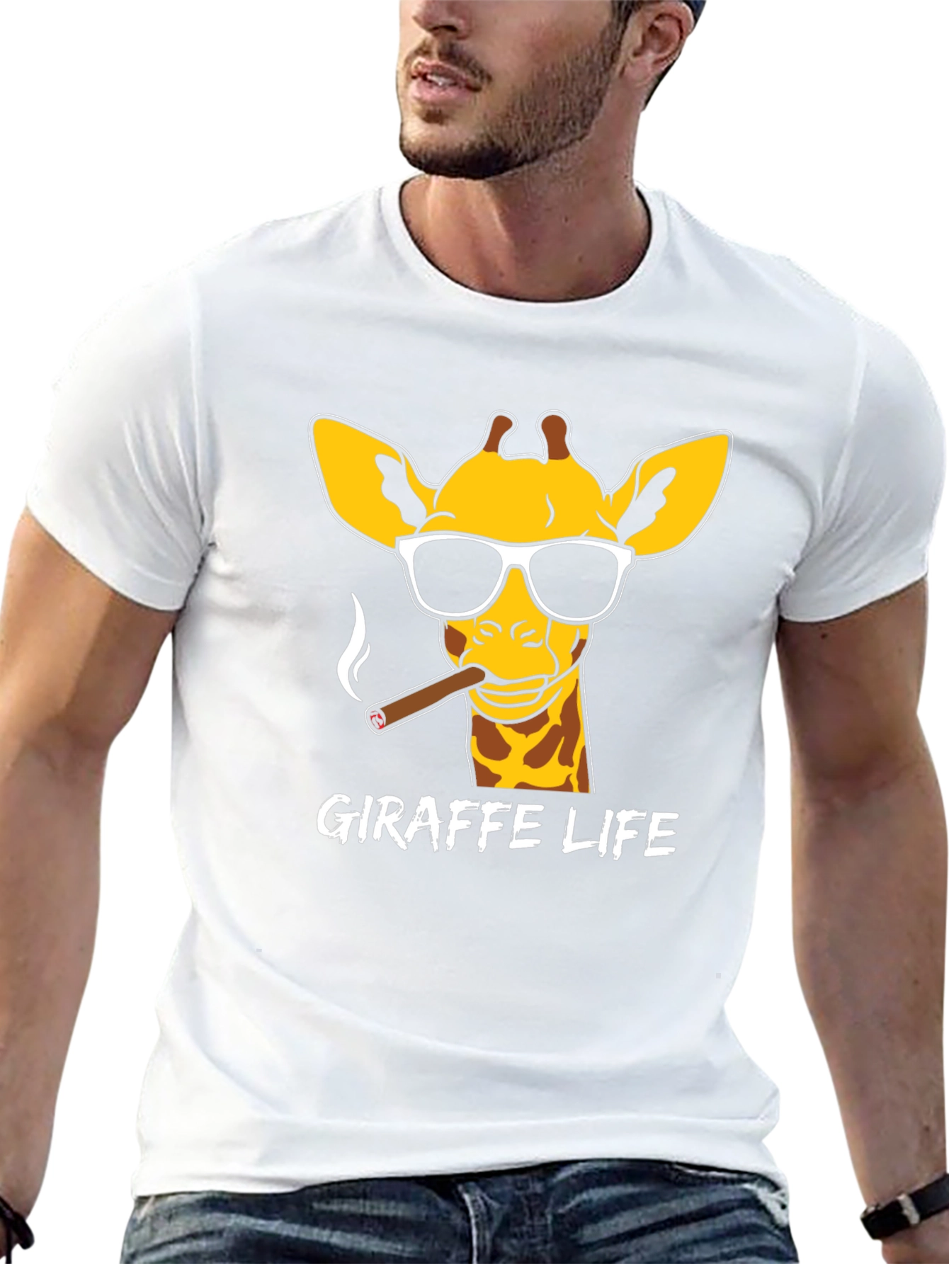 Giraffe Life T-Shirt - Cool Animal Tee