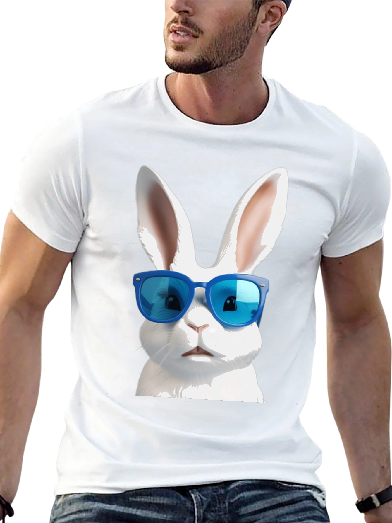 Cool Rabbit T-Shirt - Easter Fun