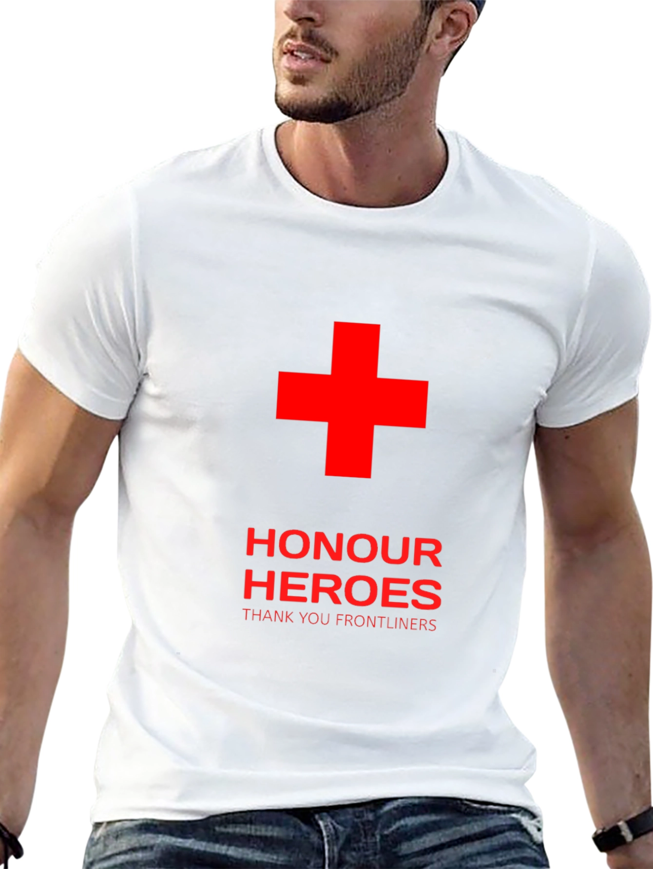 Honour Heroes Frontliners T-Shirt - Black